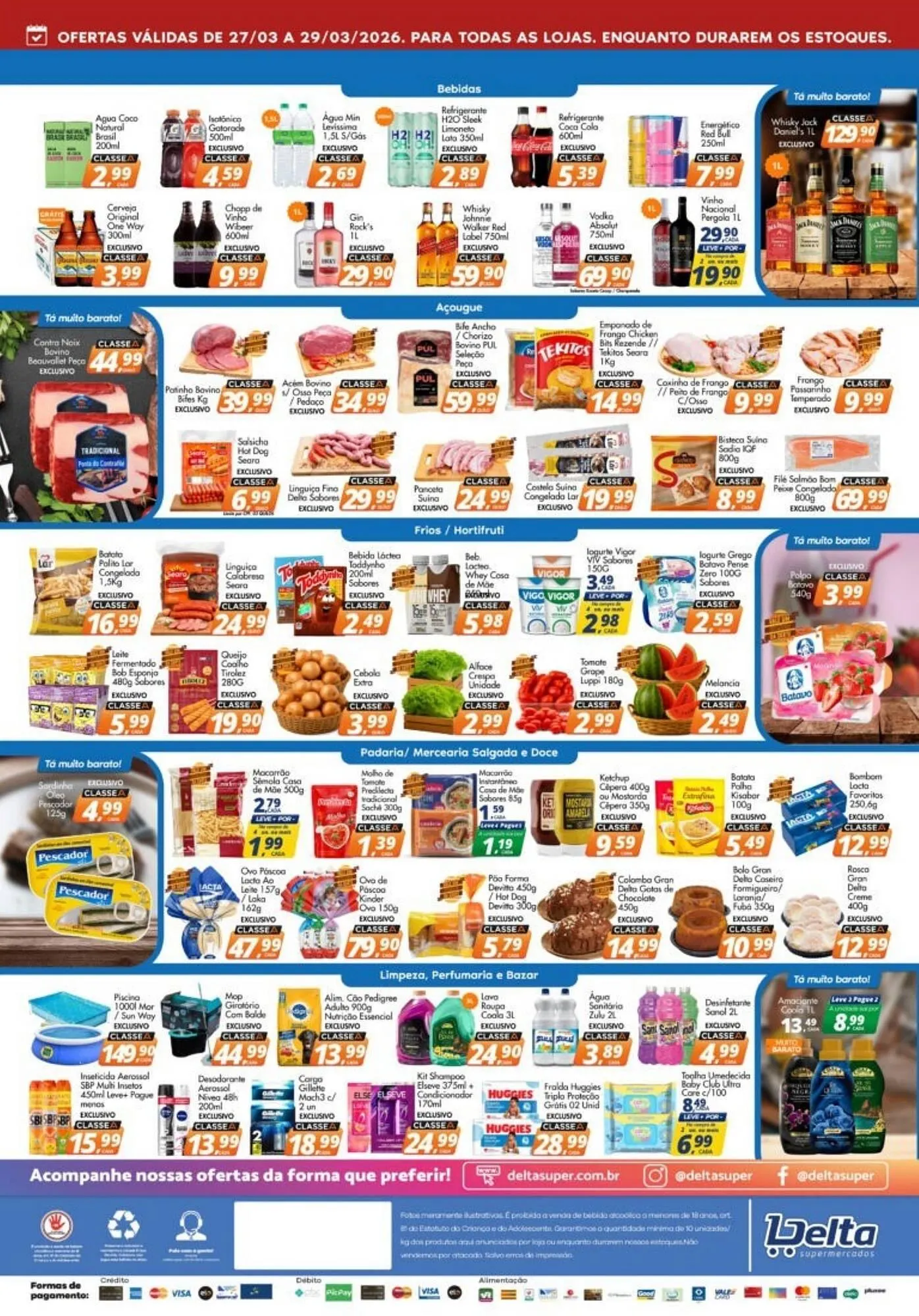 Encarte de Catálogo Delta Supermercados 27 de março até 29 de março 2026 - Pagina 2
