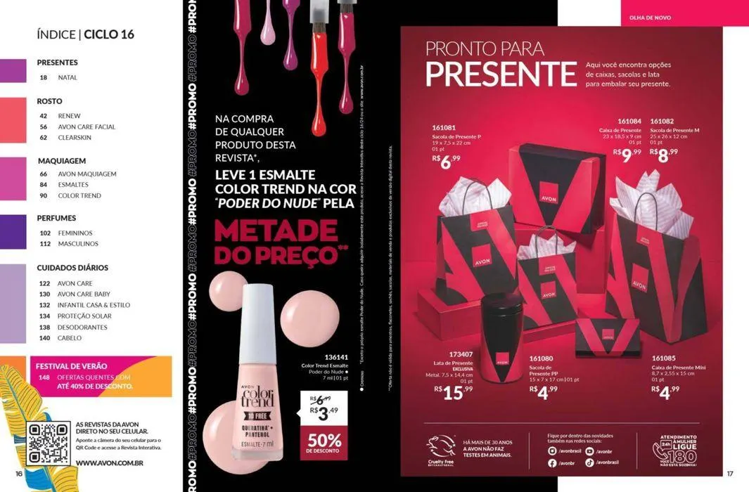 Encarte de Avon Cosméticos 22 de agosto até 22 de setembro 2024 - Pagina 82