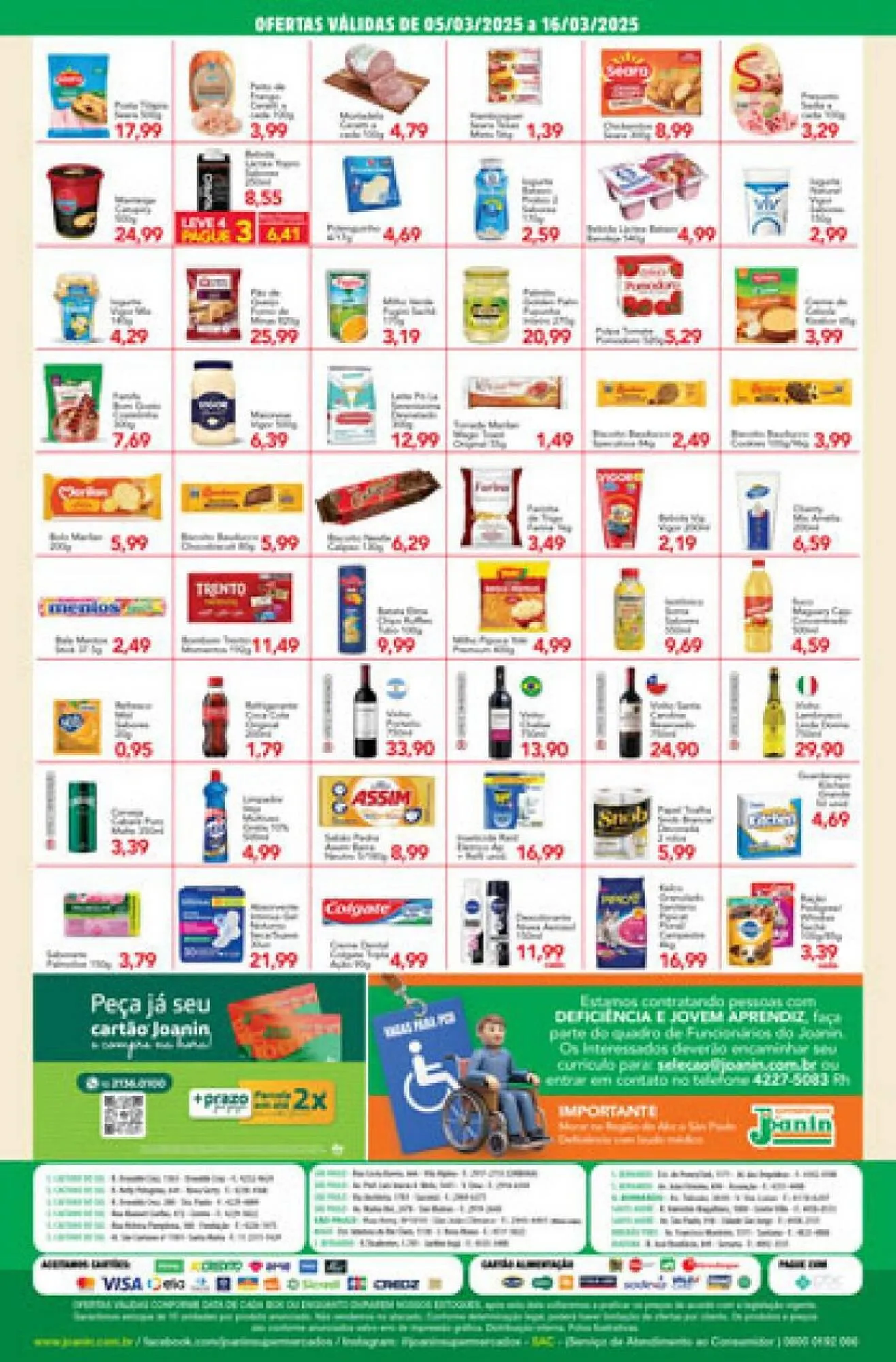 Encarte de Catálogo Supermercados Joanin 5 de março até 16 de março 2025 - Pagina 2