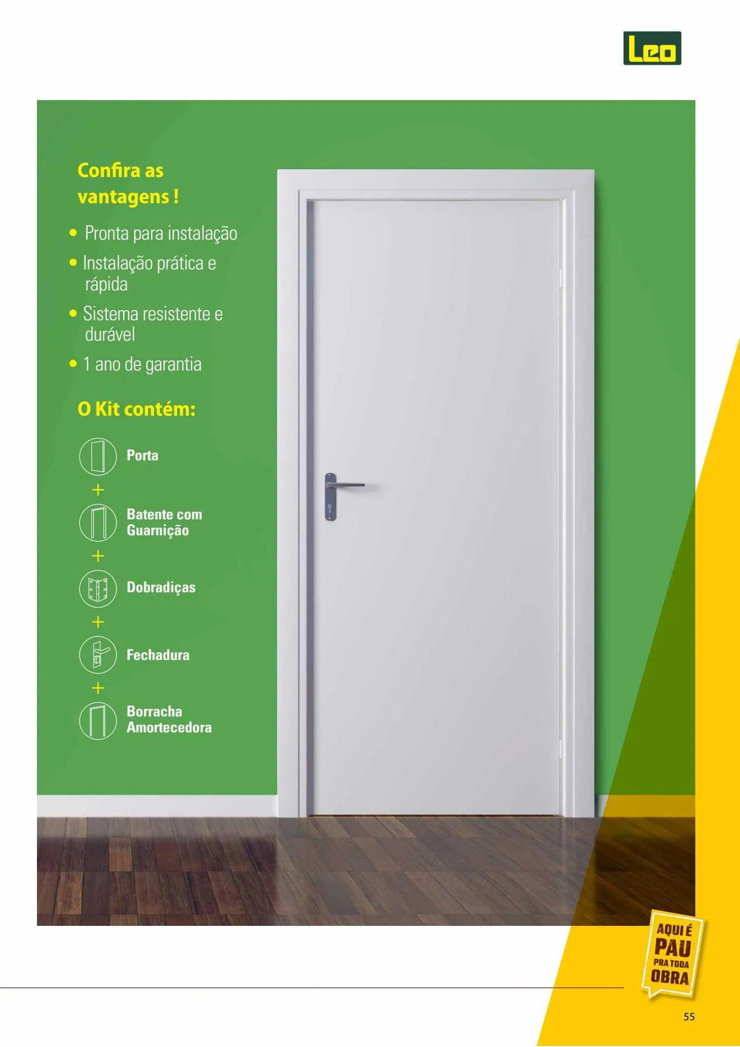 Encarte de Leo Madeiras Ofertas 11 de maio até 23 de julho 2023 - Pagina 55