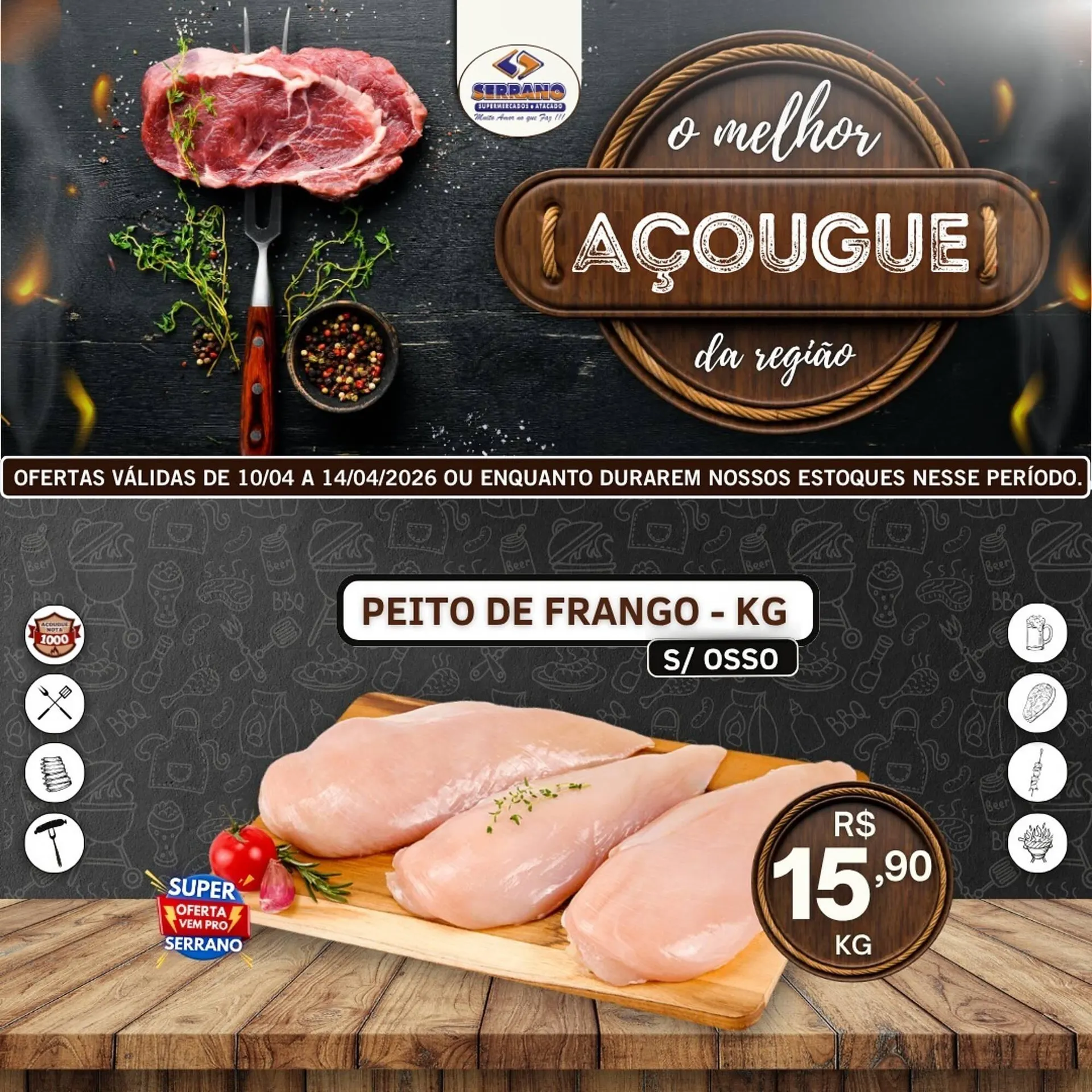 Encarte de Catálogo Serrano Supermercado 11 de abril até 14 de abril 2026 - Pagina 2