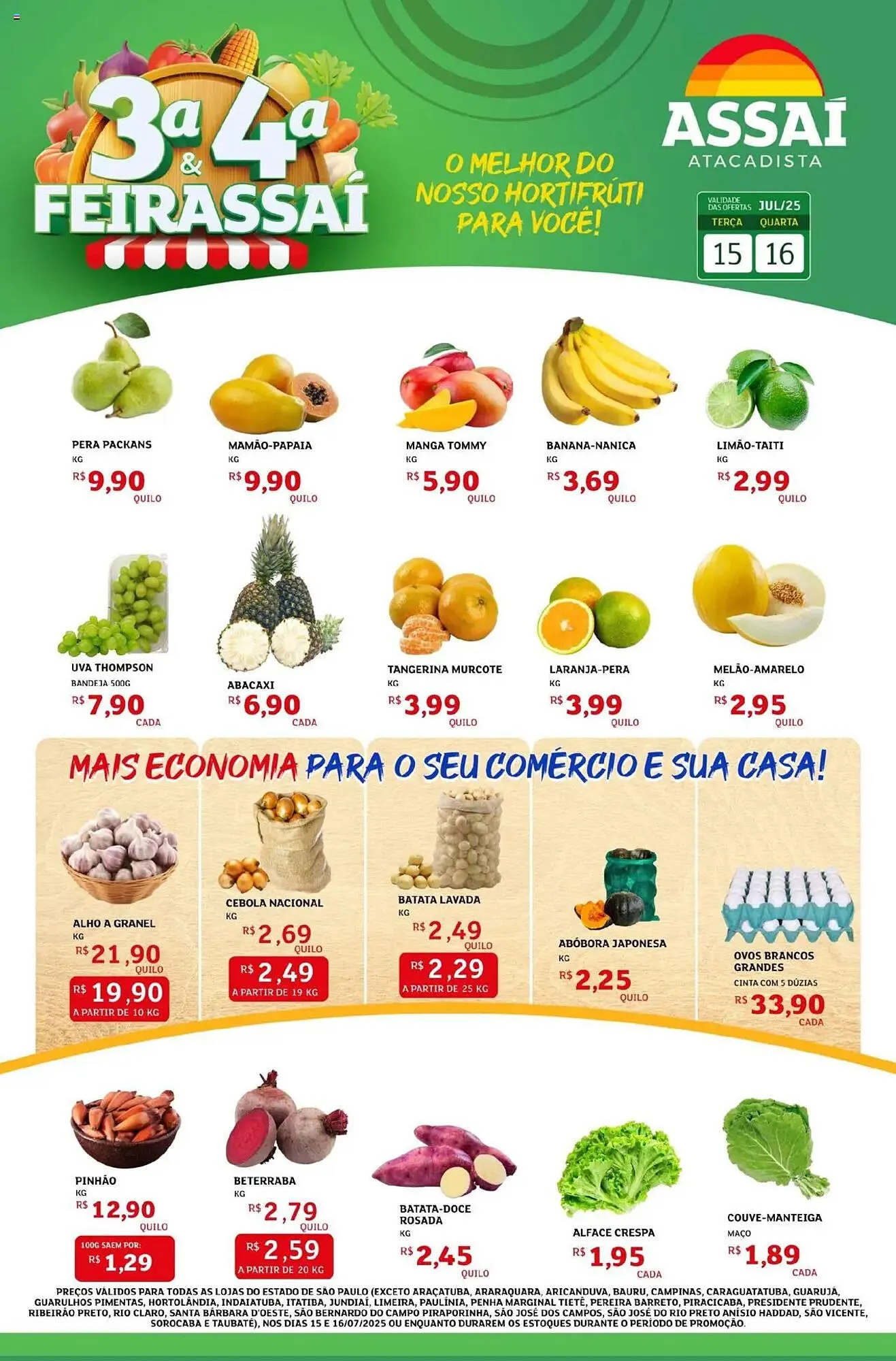 Encarte de Catálogo Assaí Atacadista 15 de julho até 16 de julho 2025 - Pagina 1