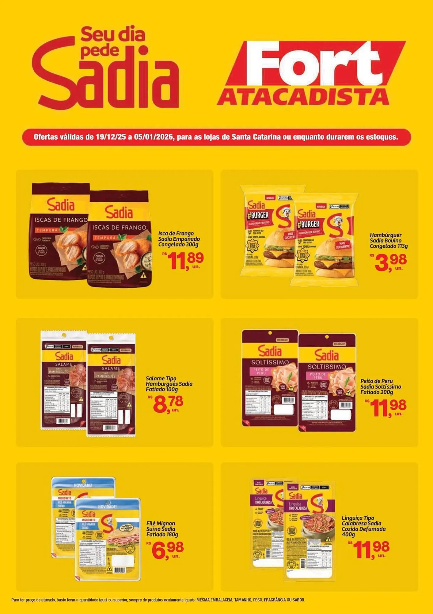 Encarte de Tabloide Fort Atacadista 19 de dezembro até 5 de janeiro 2026 - Pagina 1