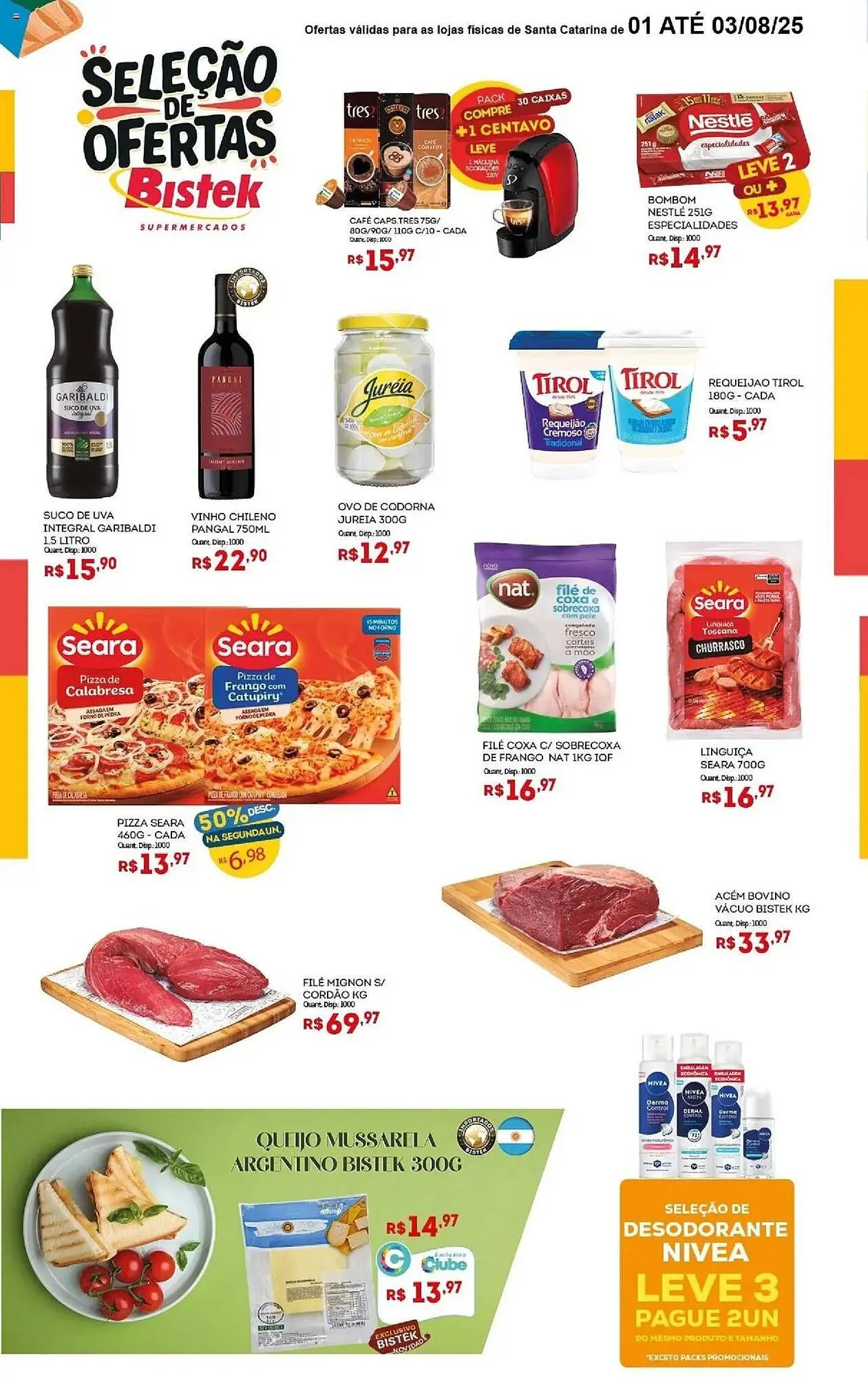 Encarte de Catálogo Bistek Supermercados 1 de agosto até 3 de agosto 2025 - Pagina 2