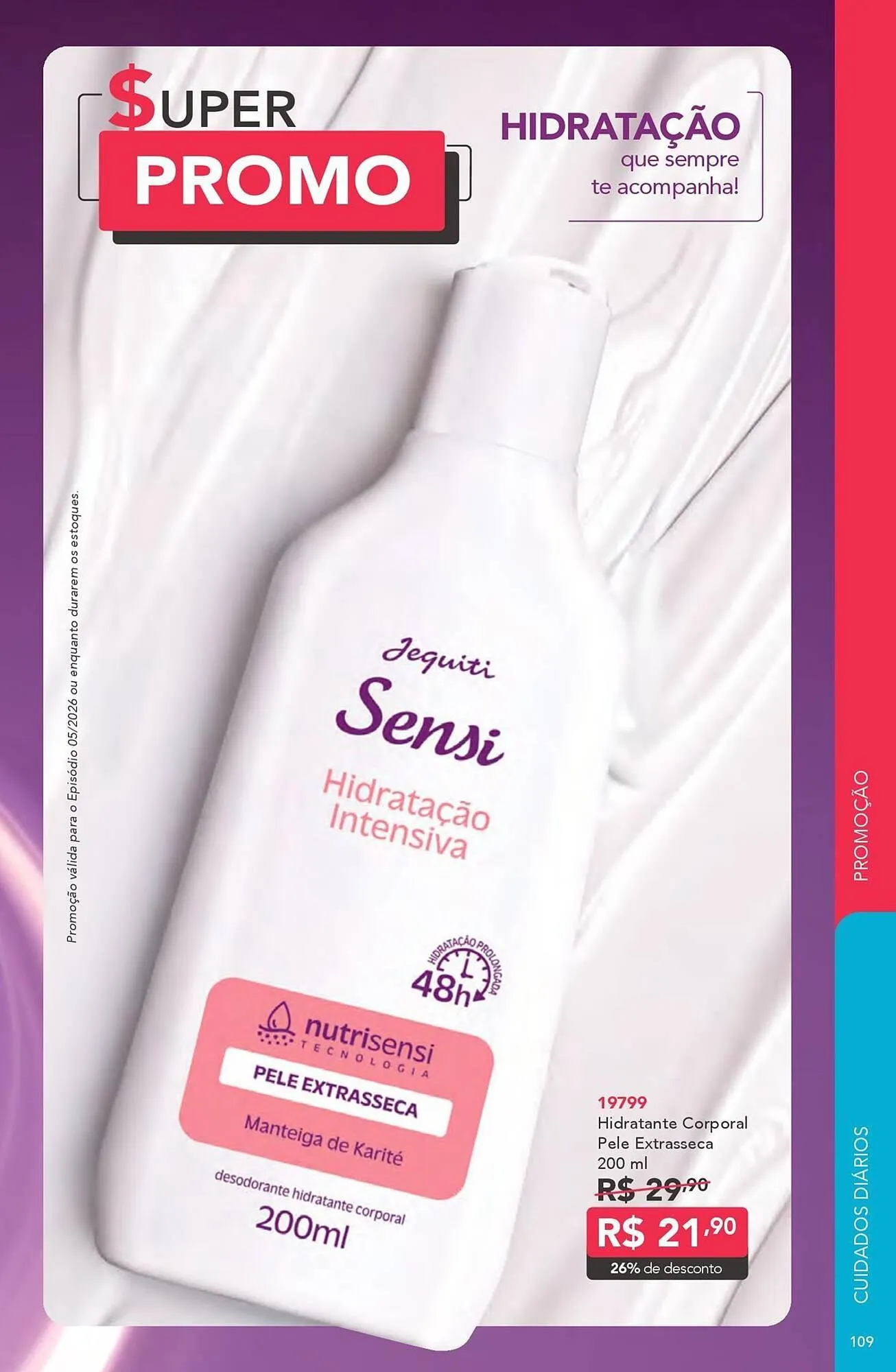 Encarte de Catálogo Jequiti 1 de maio até 31 de maio 2026 - Pagina 109