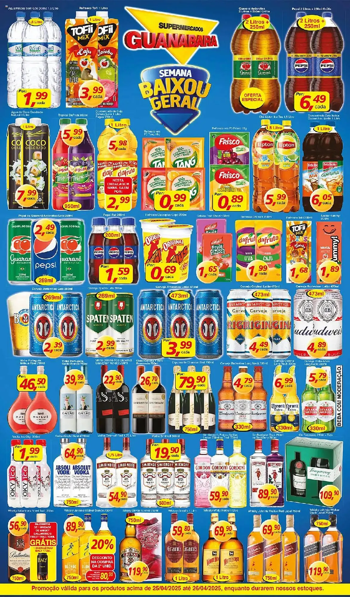 Encarte de Catálogo Supermercados Guanabara 25 de abril até 26 de abril 2025 - Pagina 4