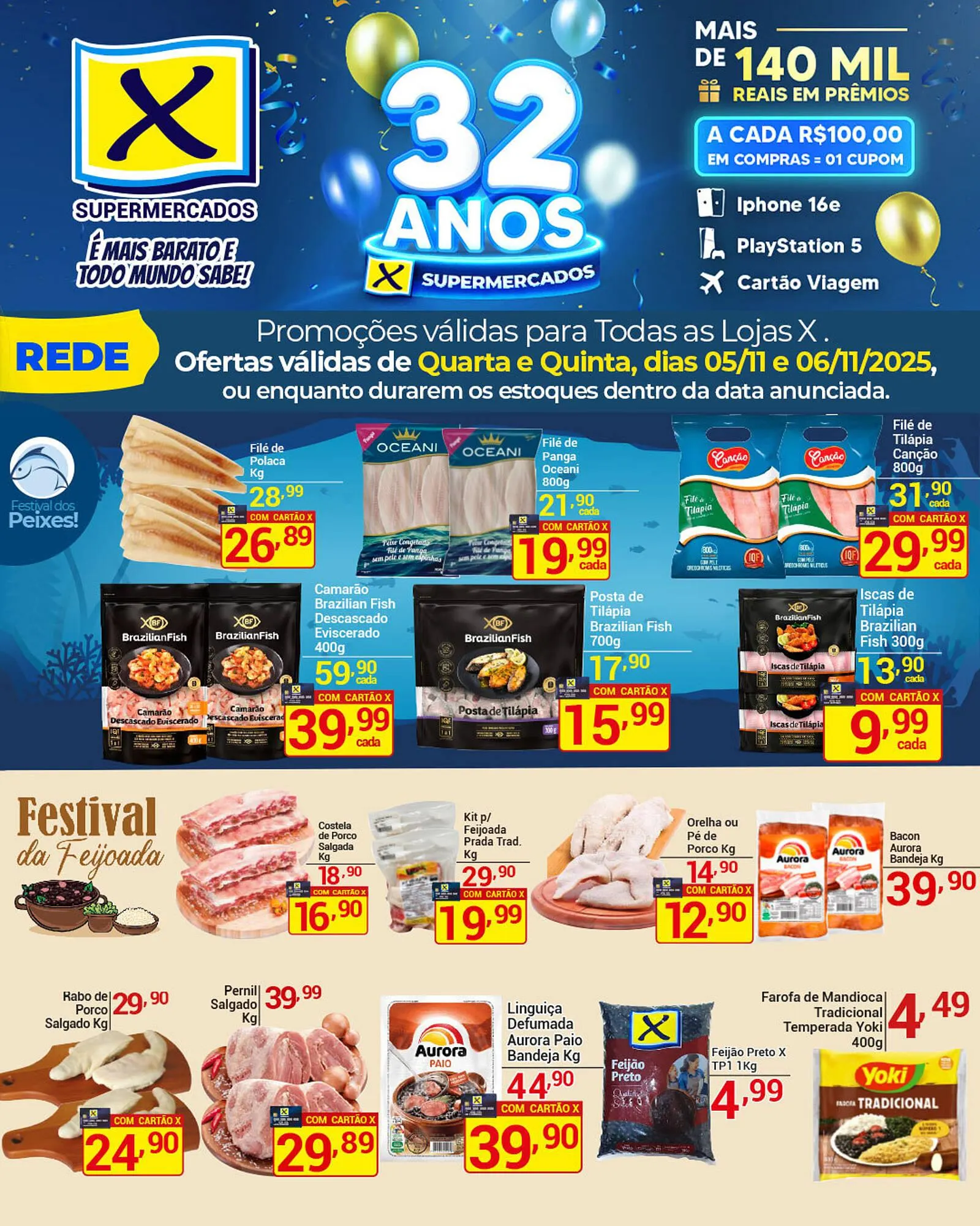 Encarte de Folheto X Supermercados 5 de novembro até 6 de novembro 2025 - Pagina 3
