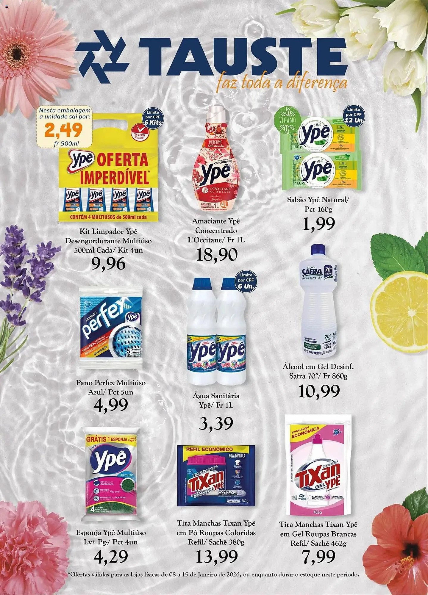 Encarte de Catálogo Supermercados Tauste 8 de janeiro até 15 de janeiro 2026 - Pagina 1