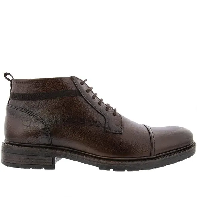 Bota Coturno Democrata Garage Astro Couro Marrom