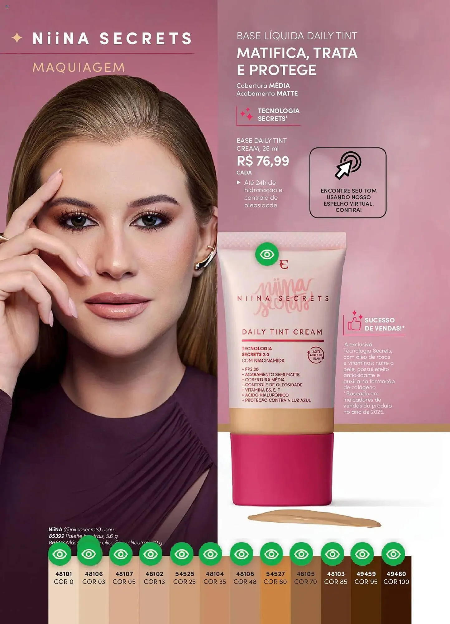 Encarte de Catálogo Eudora 23 de abril até 15 de junho 2026 - Pagina 84