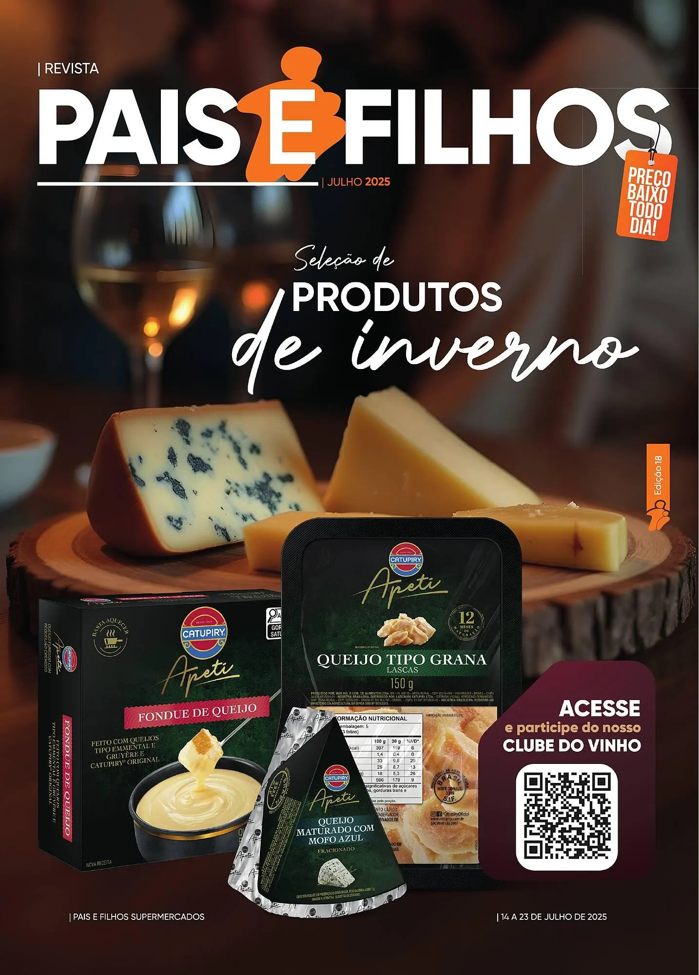 Encarte de Catálogo Pais e Filhos Supermercados 14 de julho até 23 de julho 2025 - Pagina 1