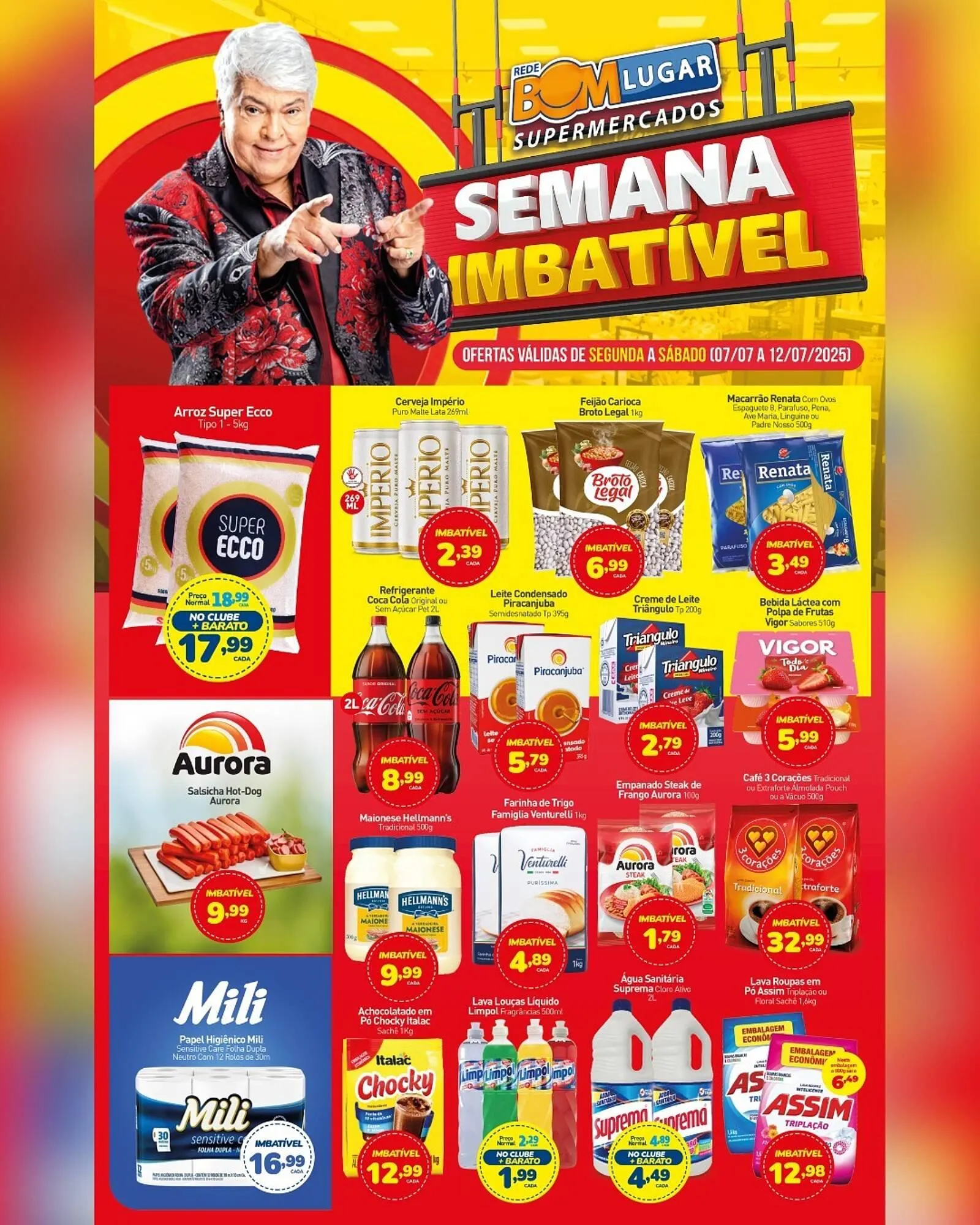 Encarte de Catálogo Rede Bom Lugar 7 de julho até 12 de julho 2025 - Pagina 1