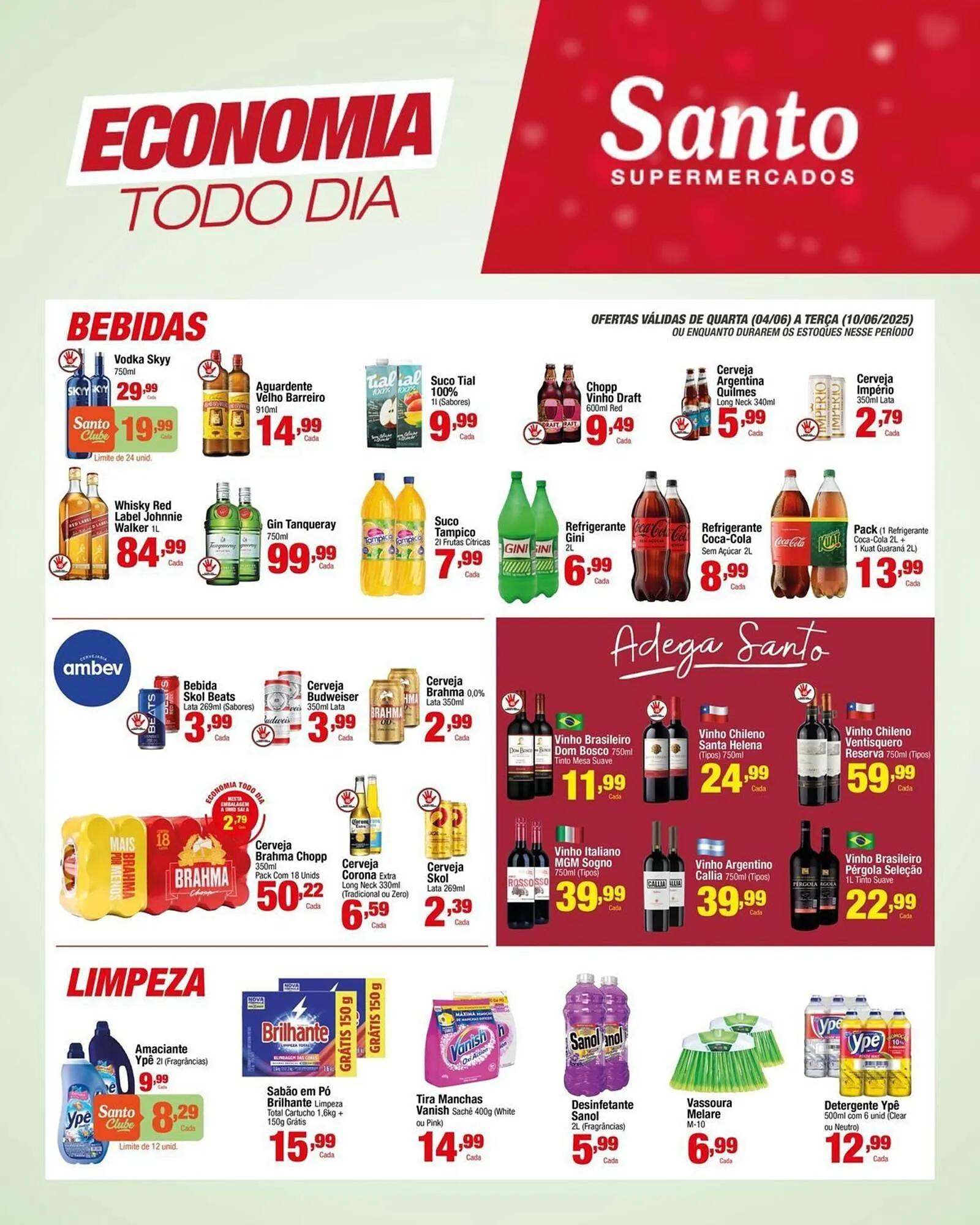 Encarte de Catálogo Santo Supermercados 6 de junho até 8 de junho 2025 - Pagina 8