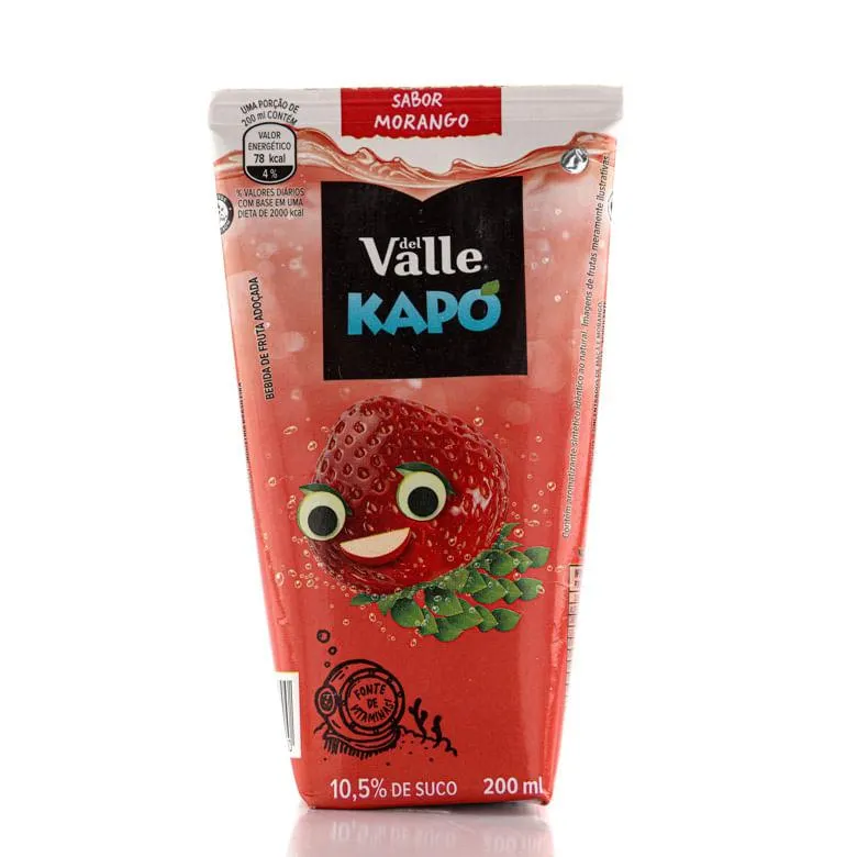 Bebida Mista Del Valle Kapo Morango 200ml