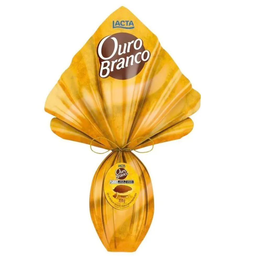 Ovo De Páscoa Ouro Branco Lacta - 359g