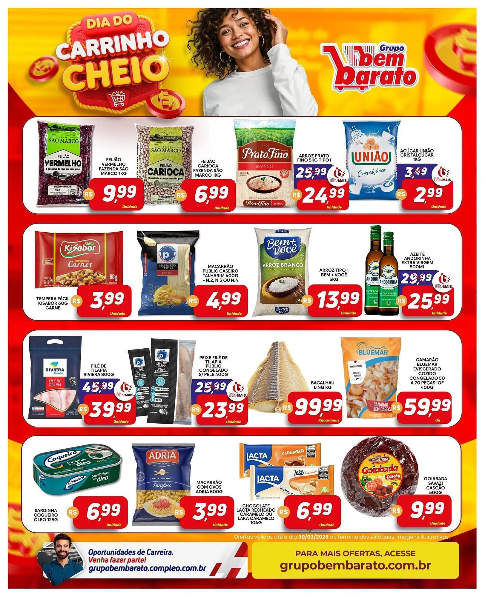 Encarte de Catálogo Supermercado Bem Barato 24 de março até 30 de março 2026 - Pagina 3