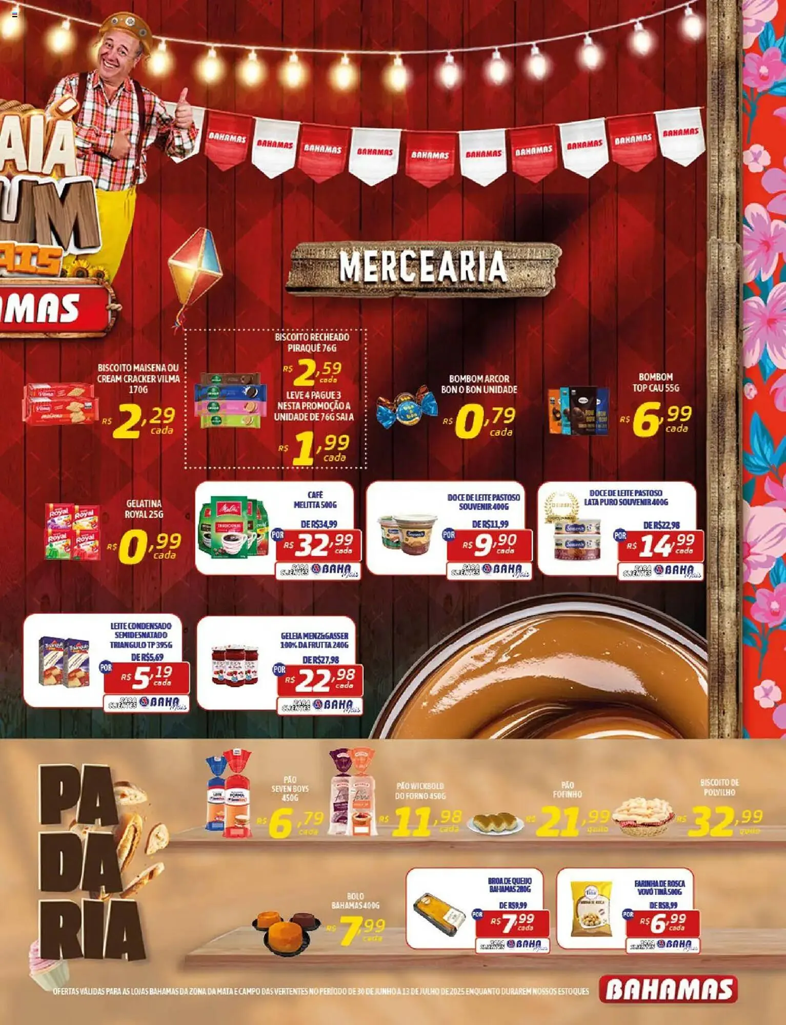 Encarte de Catálogo Bahamas Supermercados 30 de junho até 13 de julho 2025 - Pagina 3