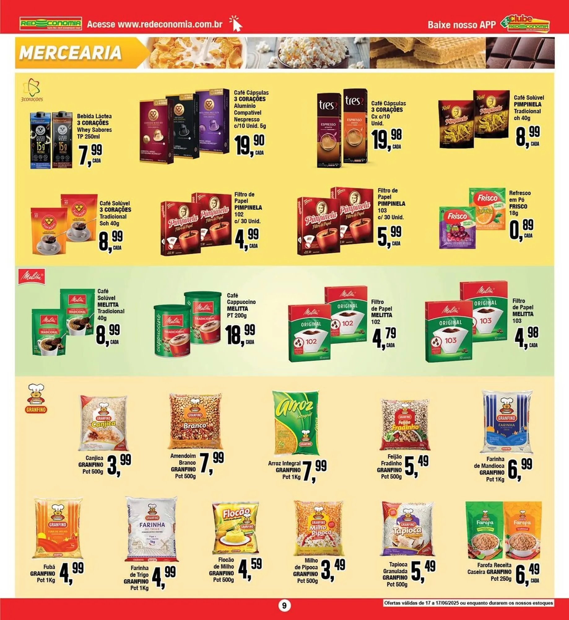 Encarte de Catálogo Rede Economia 27 de junho até 29 de junho 2025 - Pagina 9