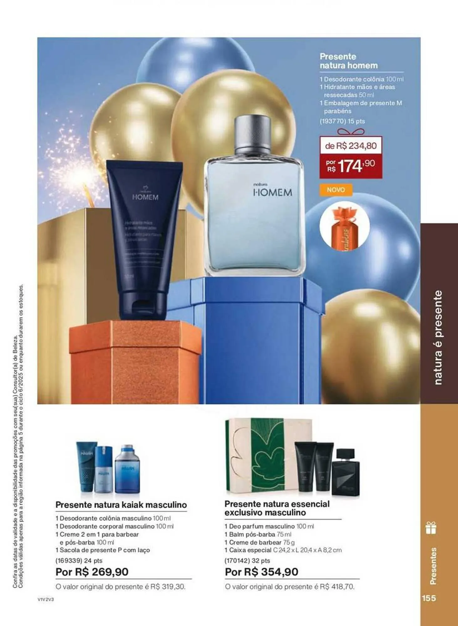 Encarte de Catálogo Natura 28 de abril até 31 de maio 2025 - Pagina 155