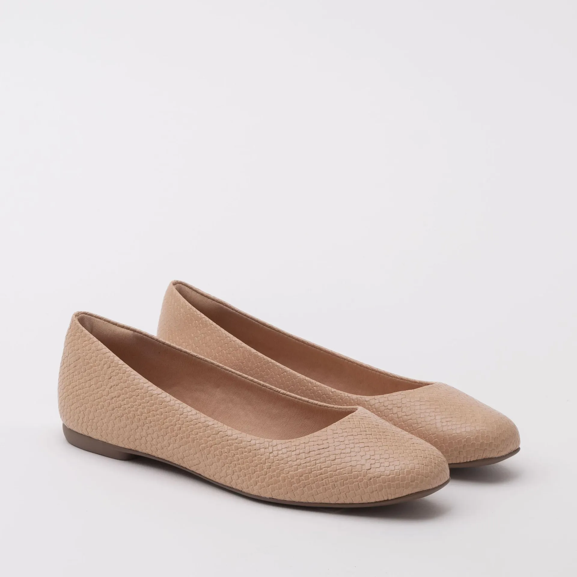 Sapatilha B quadrado básica - TAN