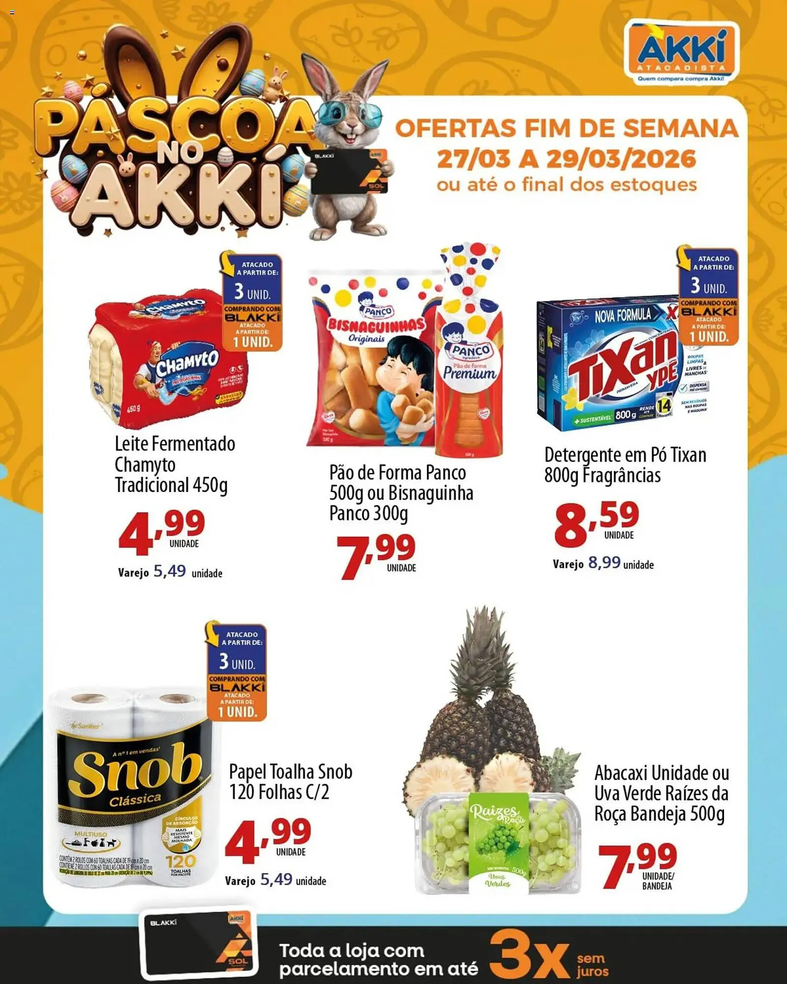 Encarte de Folheto Akki Atacadista 27 de março até 29 de março 2026 - Pagina 3