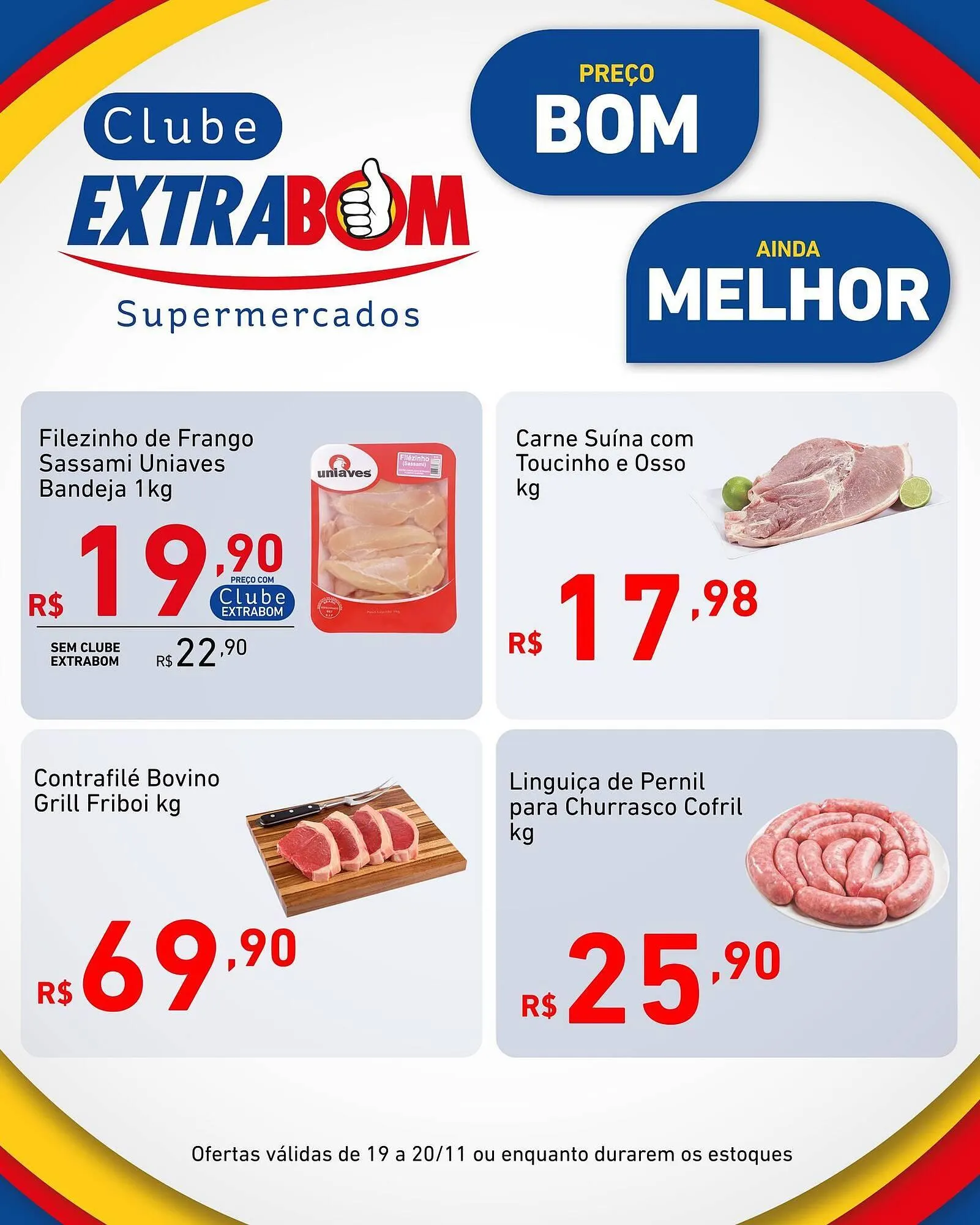 Encarte de Catálogo Extrabom Supermercados 19 de novembro até 20 de novembro 2025 - Pagina 1