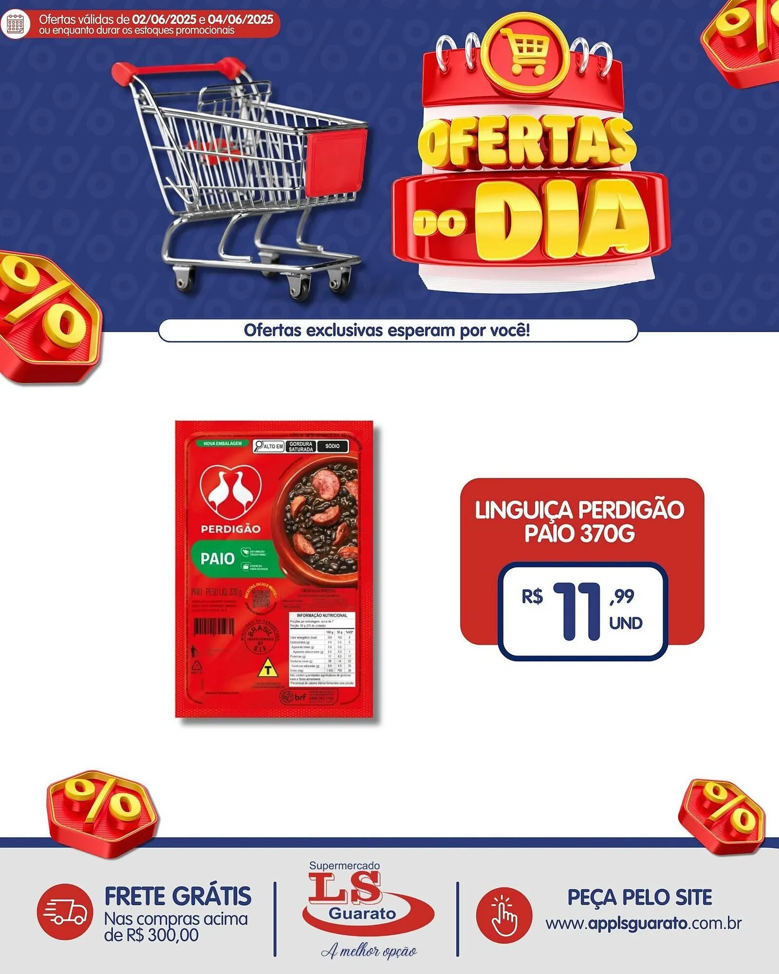Encarte de Catálogo Supermercado LS Guarato 2 de junho até 4 de junho 2025 - Pagina 4