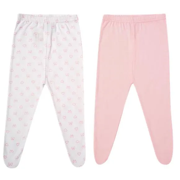 kit underwear calça culote com pezinho bebê tip top