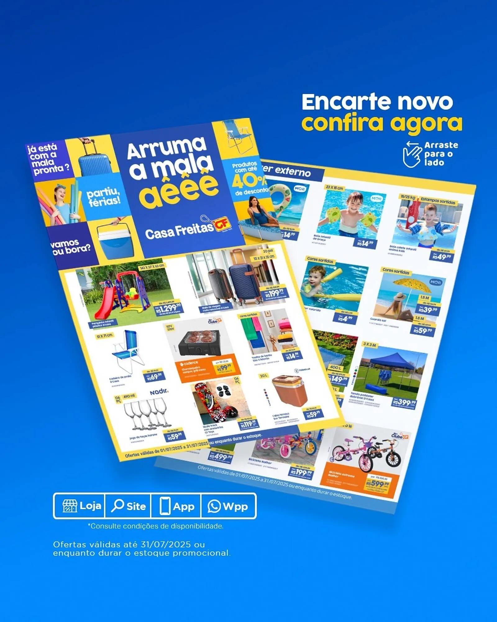 Encarte de Catálogo Casa Freitas 2 de julho até 31 de julho 2025 - Pagina 1