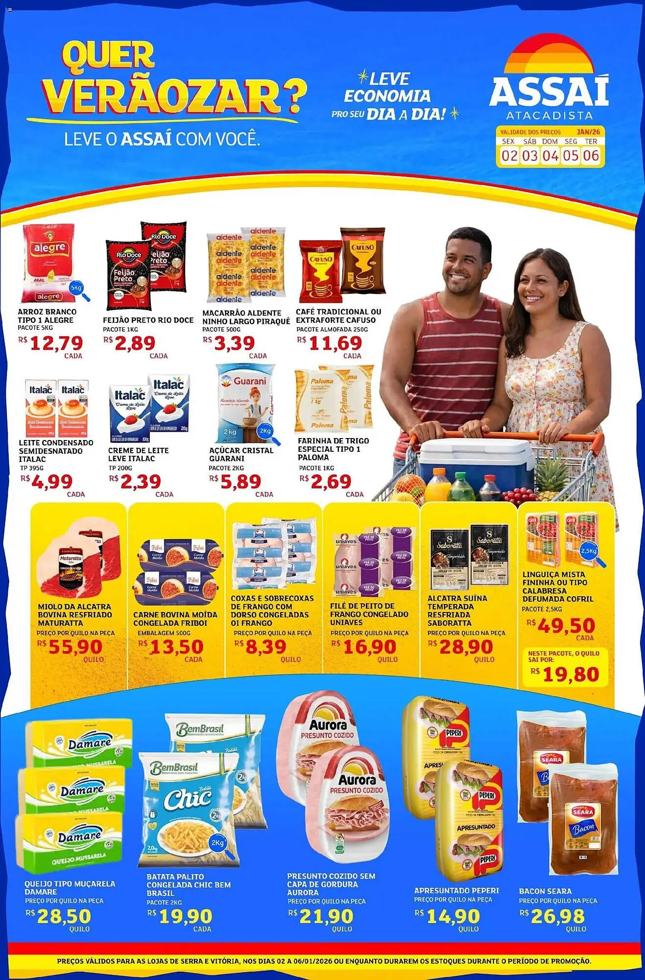 Encarte de Encarte Assaí Atacadista 2 de janeiro até 6 de janeiro 2026 - Pagina 1
