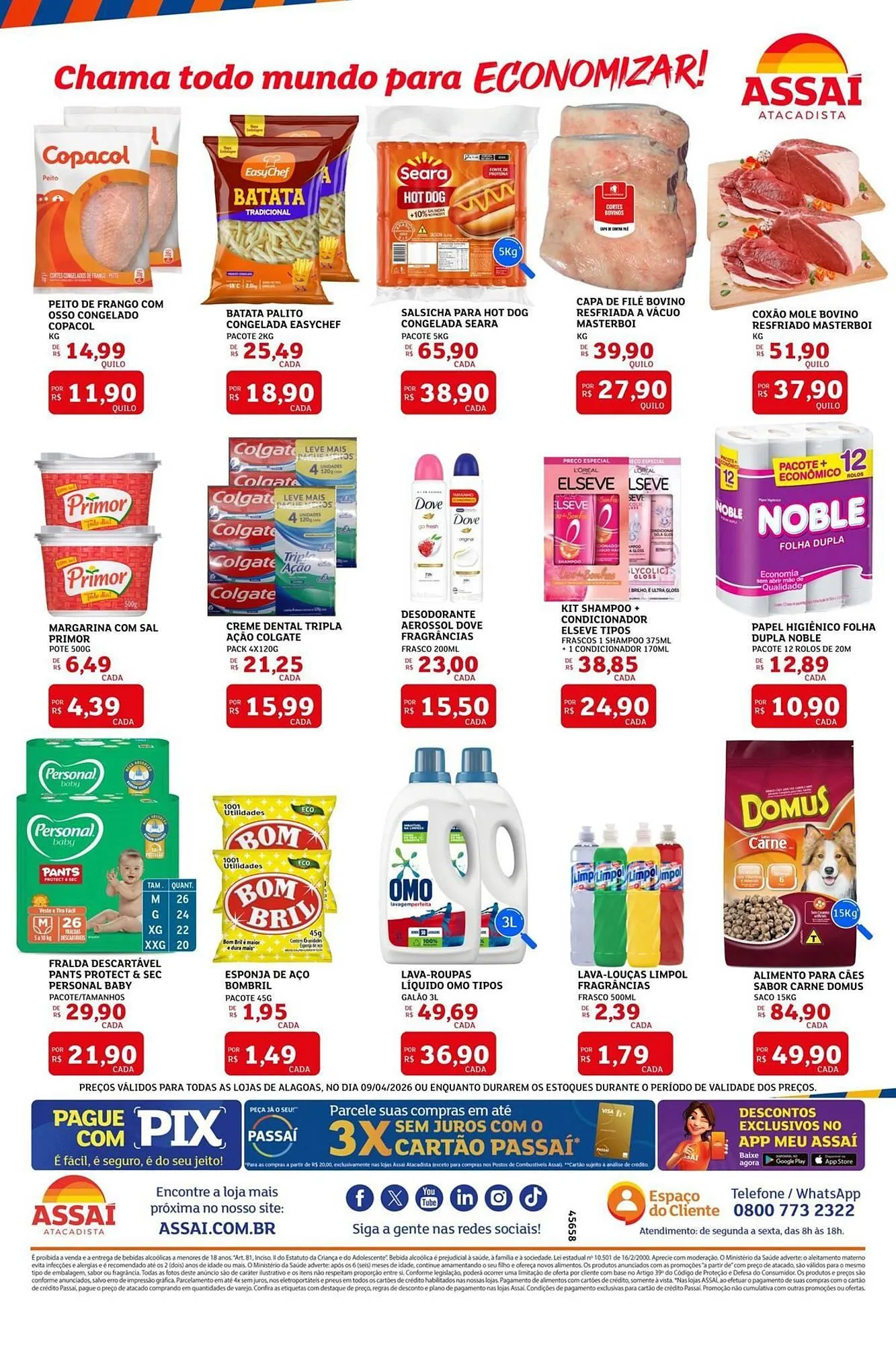 Encarte de Encarte Assaí Atacadista 9 de abril até 9 de abril 2026 - Pagina 2