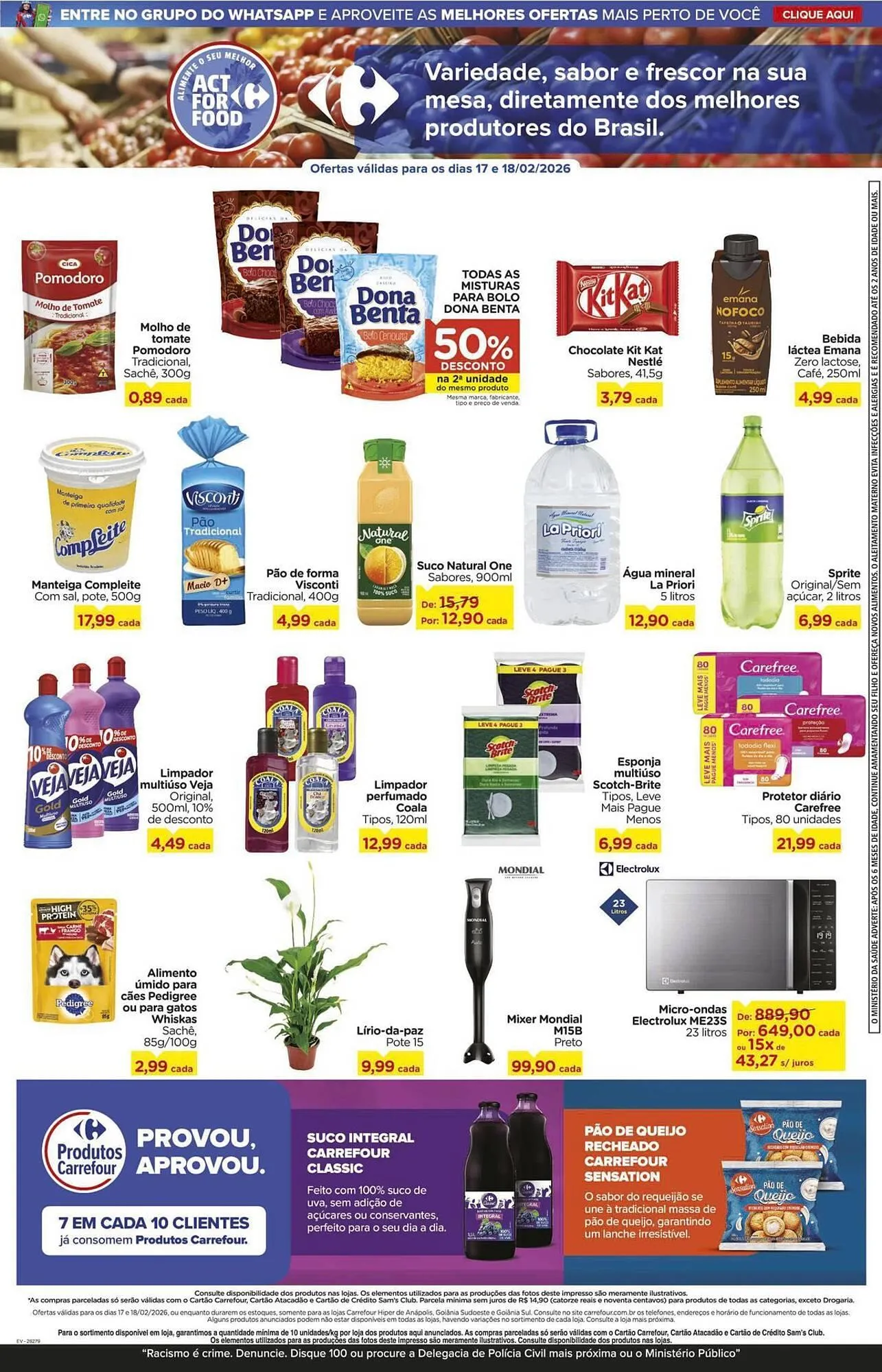 Encarte de Folheto Carrefour 17 de fevereiro até 18 de fevereiro 2026 - Pagina 3