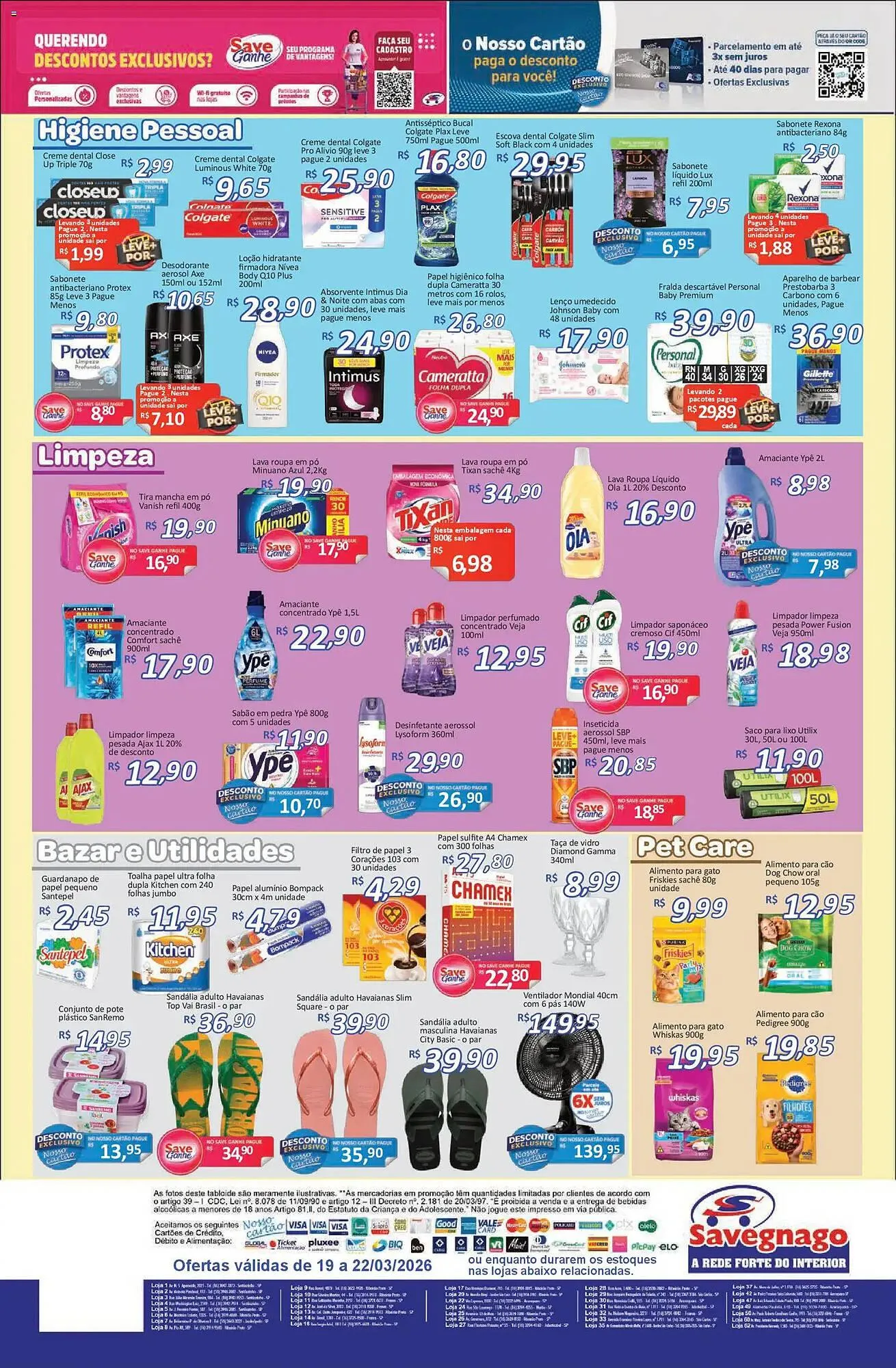 Encarte de Catálogo Supermercados Savegnago 19 de março até 22 de março 2026 - Pagina 4