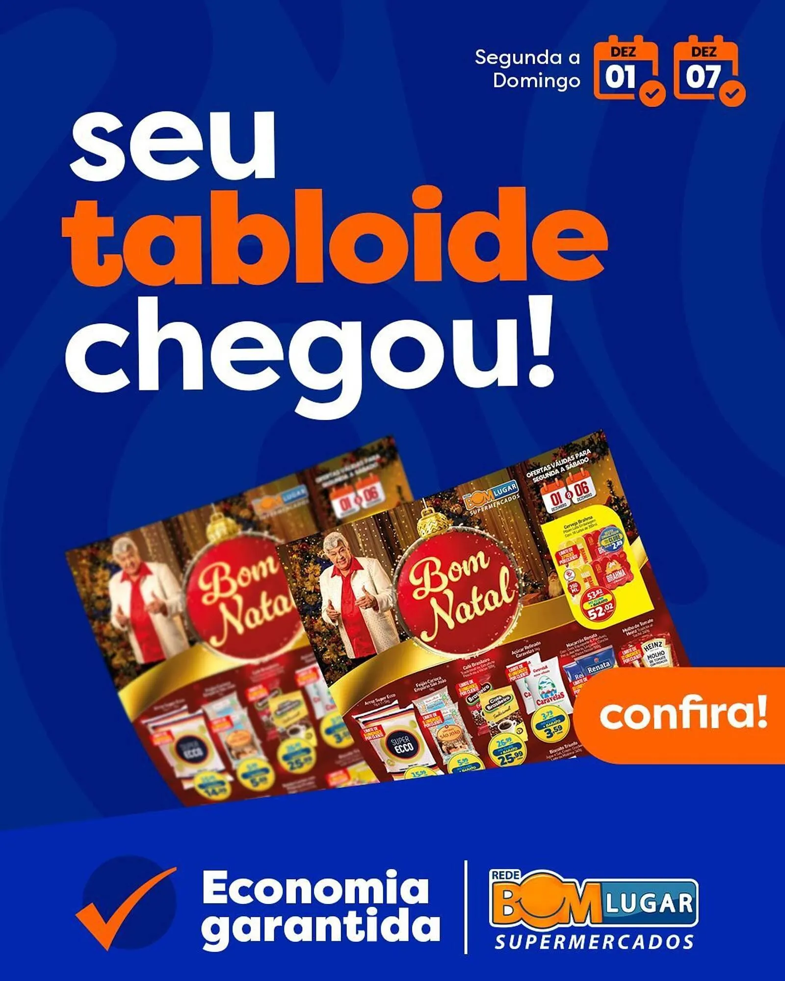 Encarte de Folheto Rede Bom Lugar 1 de dezembro até 7 de dezembro 2025 - Pagina 1