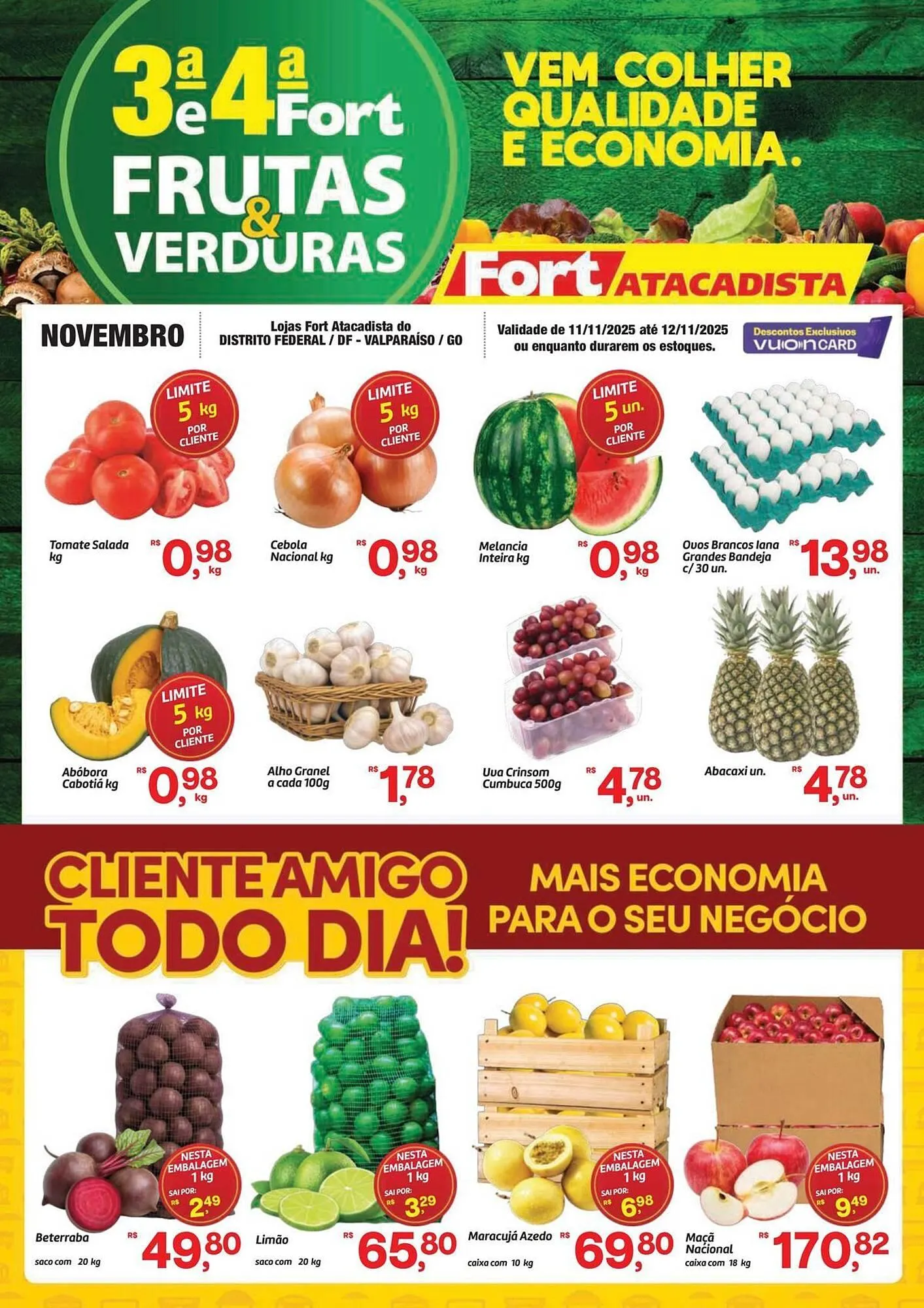 Encarte de Tabloide Fort Atacadista 11 de novembro até 12 de novembro 2025 - Pagina 1