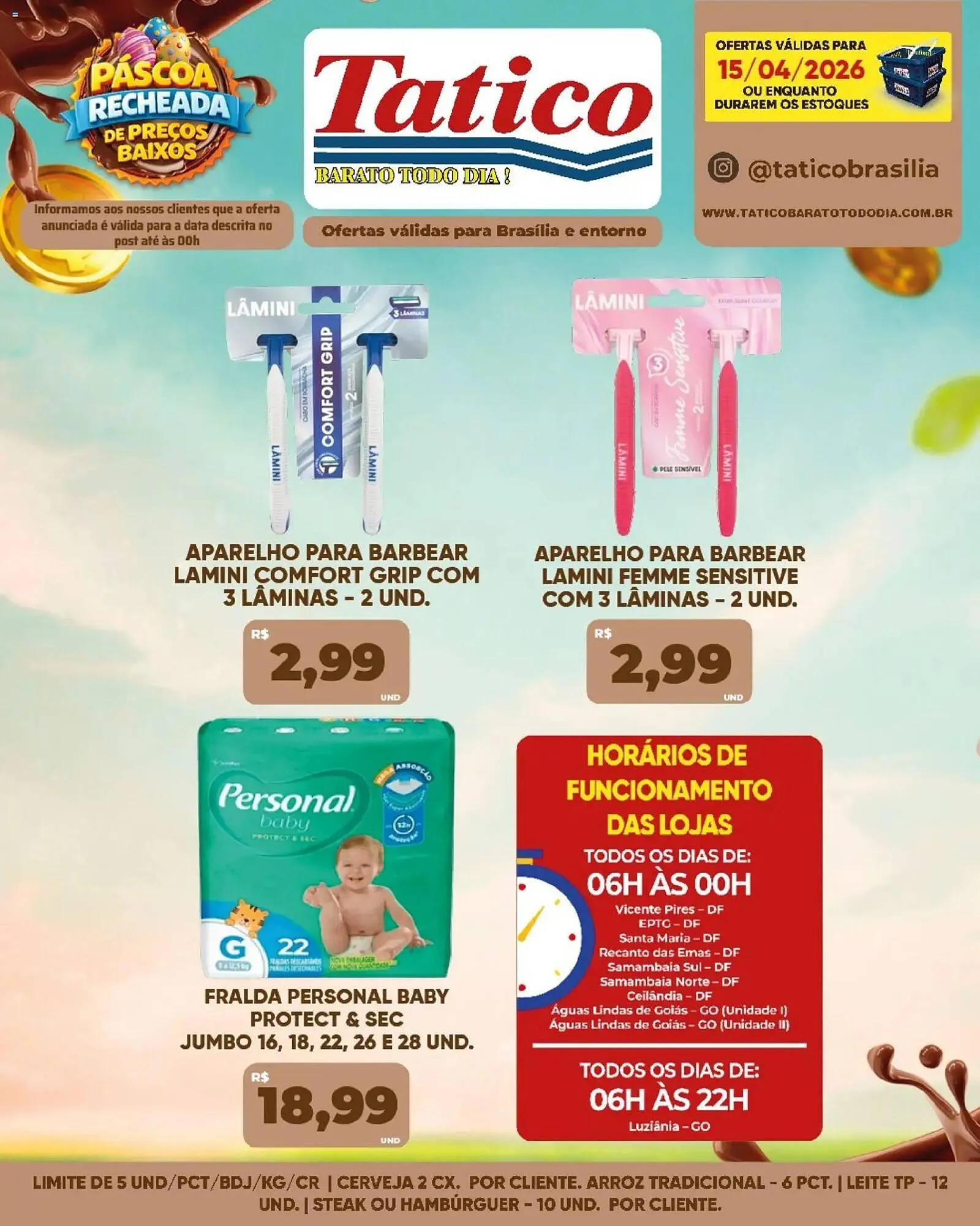 Encarte de Tabloide Tatico 16 de abril até 19 de abril 2026 - Pagina 47