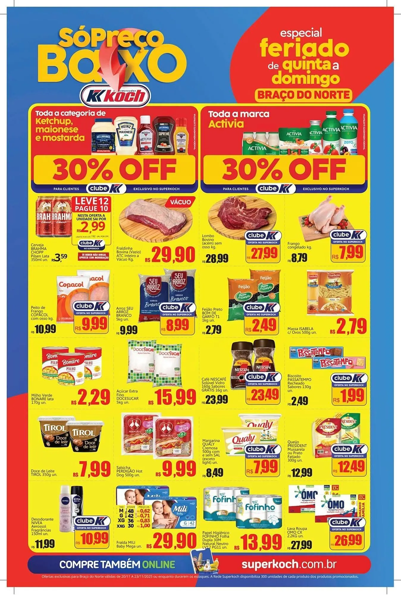 Encarte de Catálogo Supermercados Koch 20 de novembro até 23 de novembro 2025 - Pagina 1