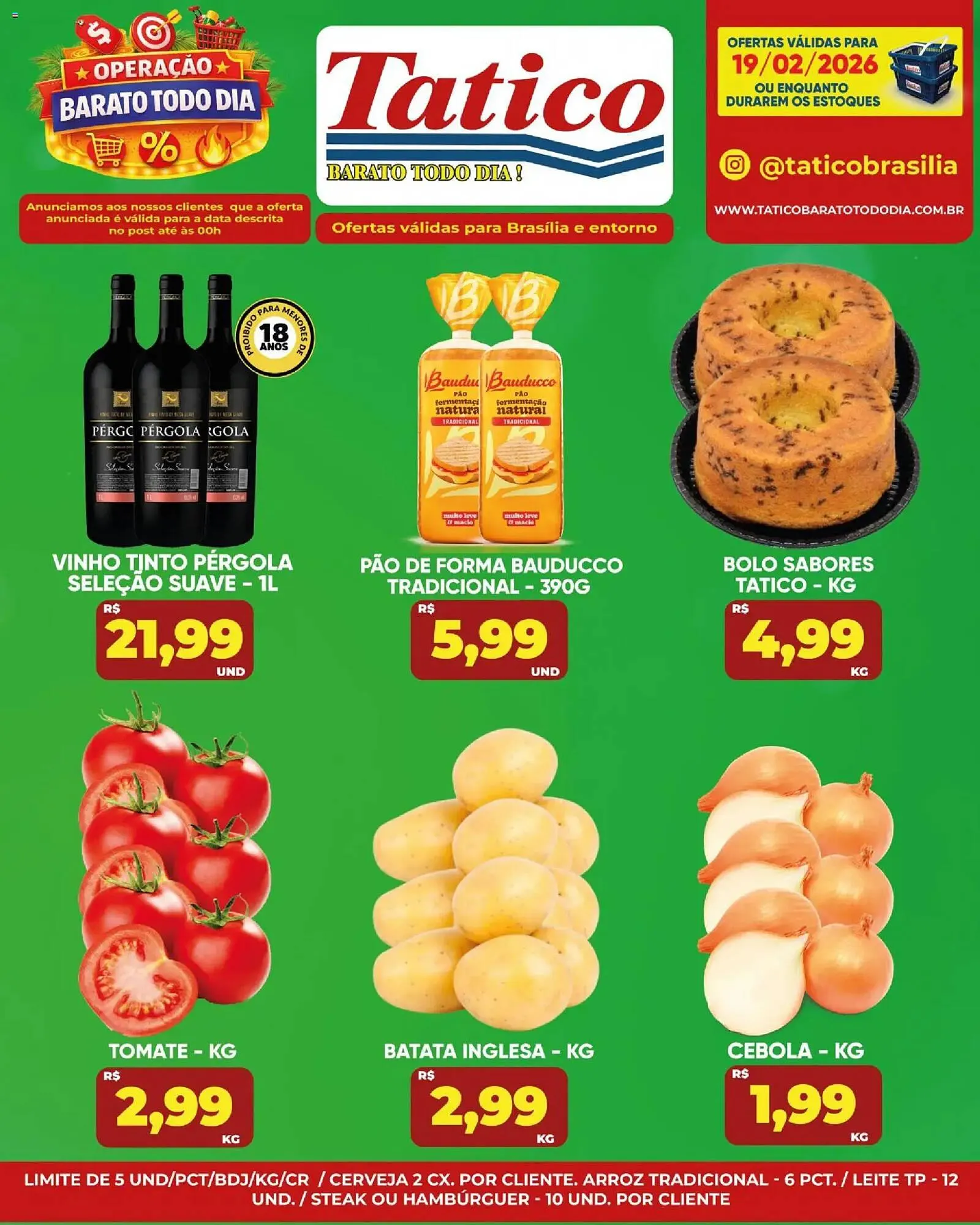 Encarte de Tabloide Tatico 19 de fevereiro até 22 de fevereiro 2026 - Pagina 14