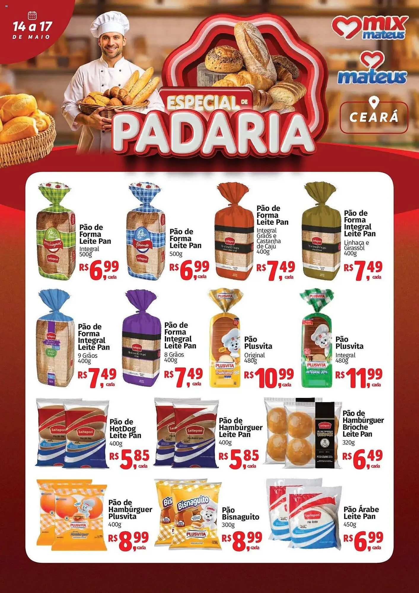 Encarte de Catálogo Supermercados Mateus 14 de maio até 17 de maio 2026 - Pagina 1
