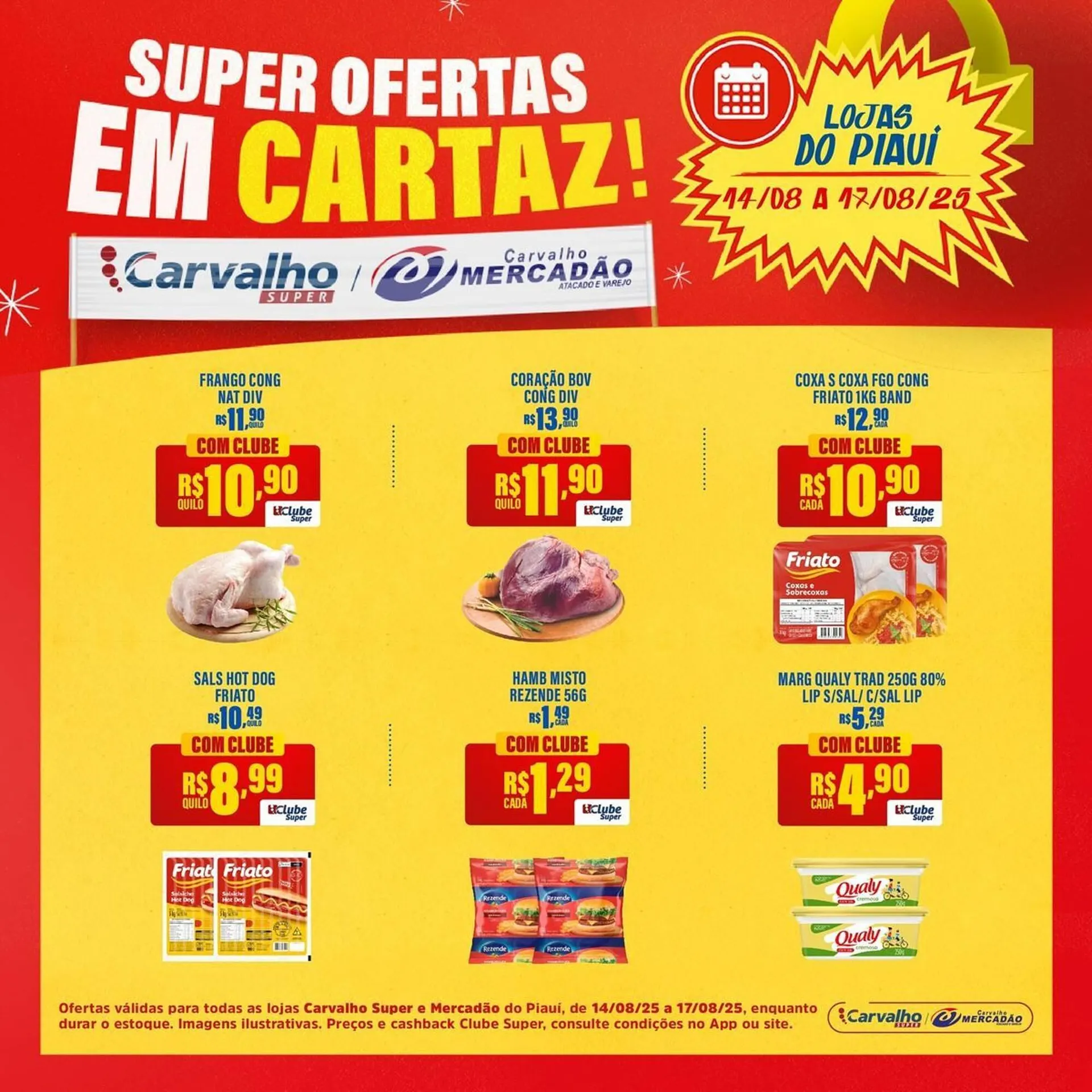 Encarte de Catálogo Carvalho Supermercado 14 de agosto até 17 de agosto 2025 - Pagina 3