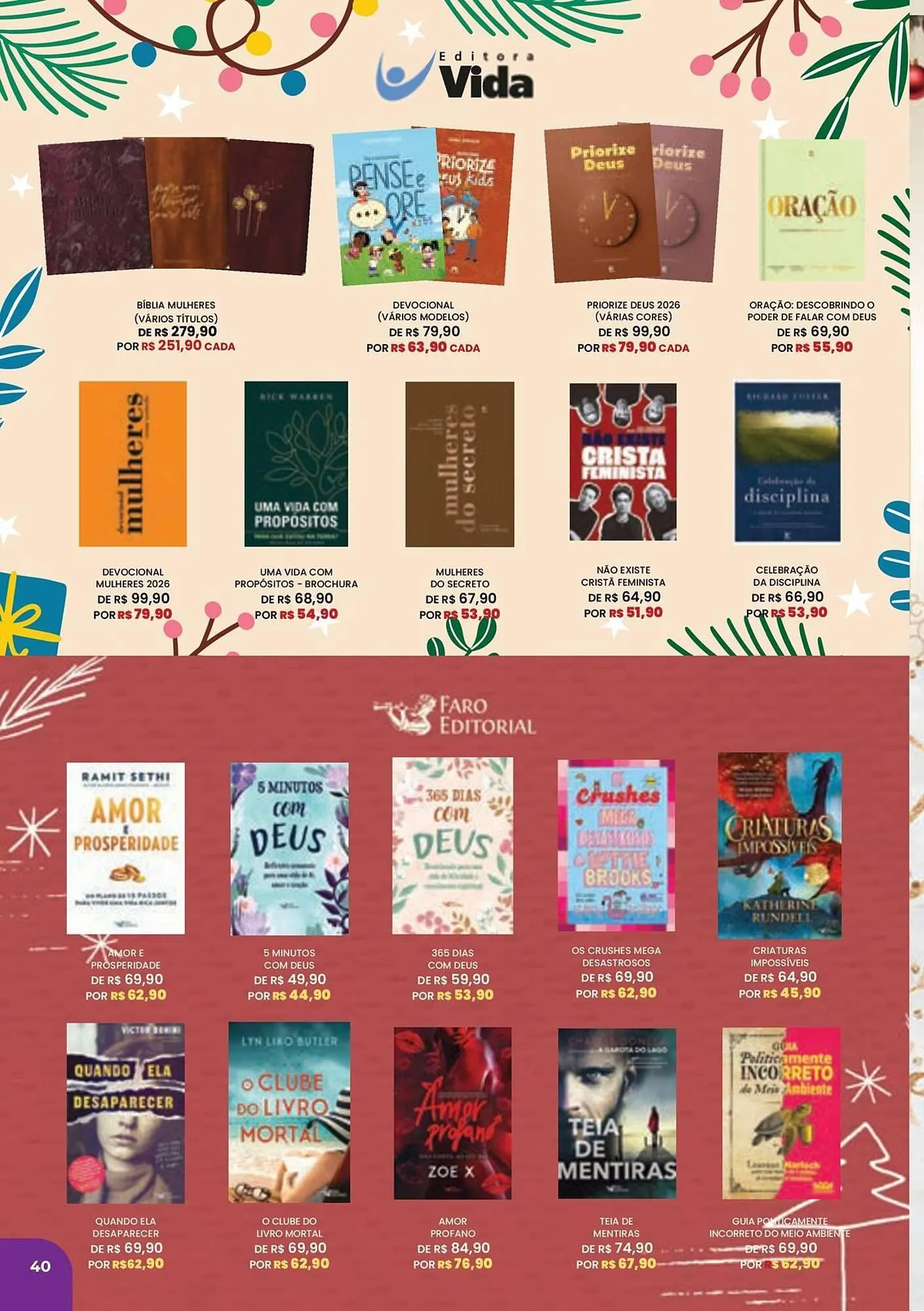 Encarte de Catálogo Livraria Leitura 3 de novembro até 28 de dezembro 2025 - Pagina 40