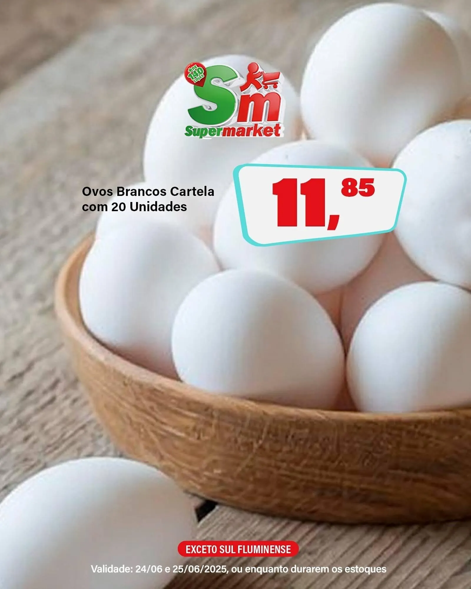 Encarte de Catálogo Rede Supermarket 24 de junho até 24 de junho 2025 - Pagina 1