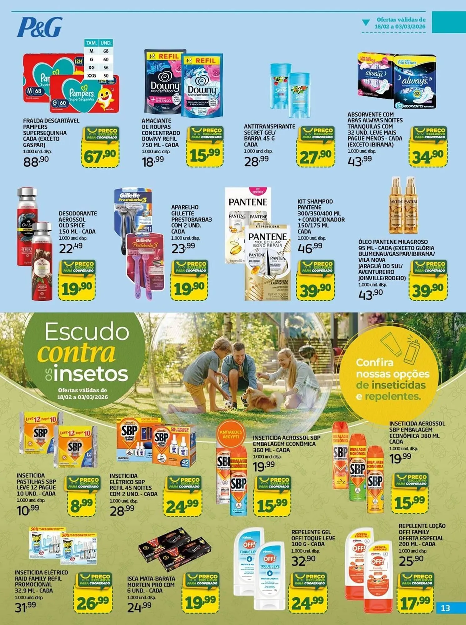 Encarte de Tabloide Cooper 18 de fevereiro até 3 de março 2026 - Pagina 13