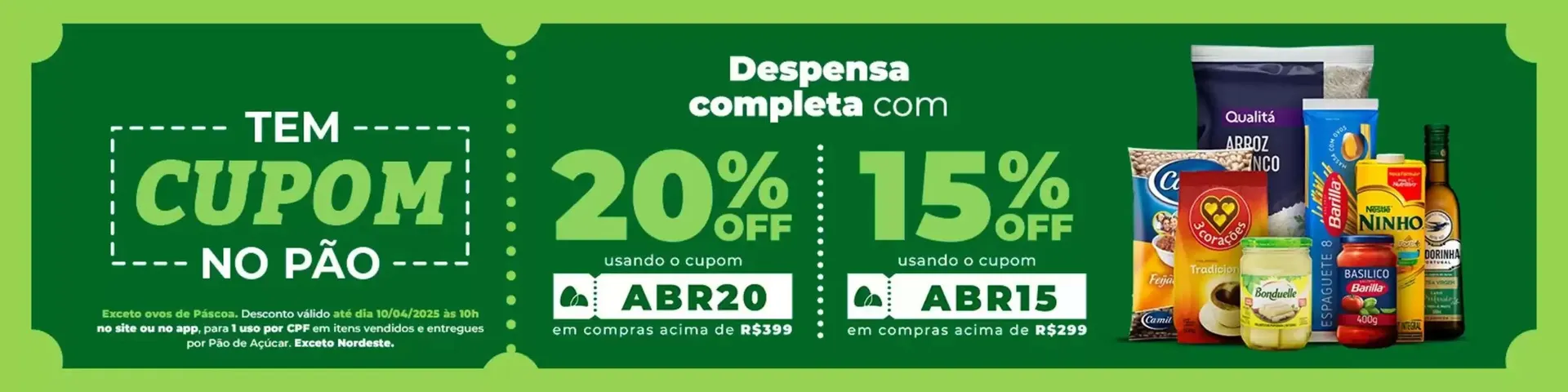 Encarte de Tem Cupom No Pão 10 de abril até 24 de abril 2025 - Pagina 4