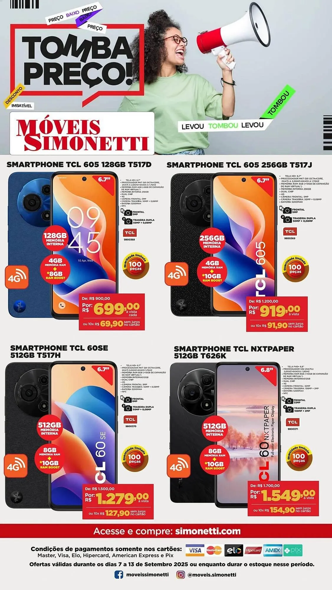 Encarte de Catálogo Móveis Simonetti 8 de setembro até 13 de setembro 2025 - Pagina 61