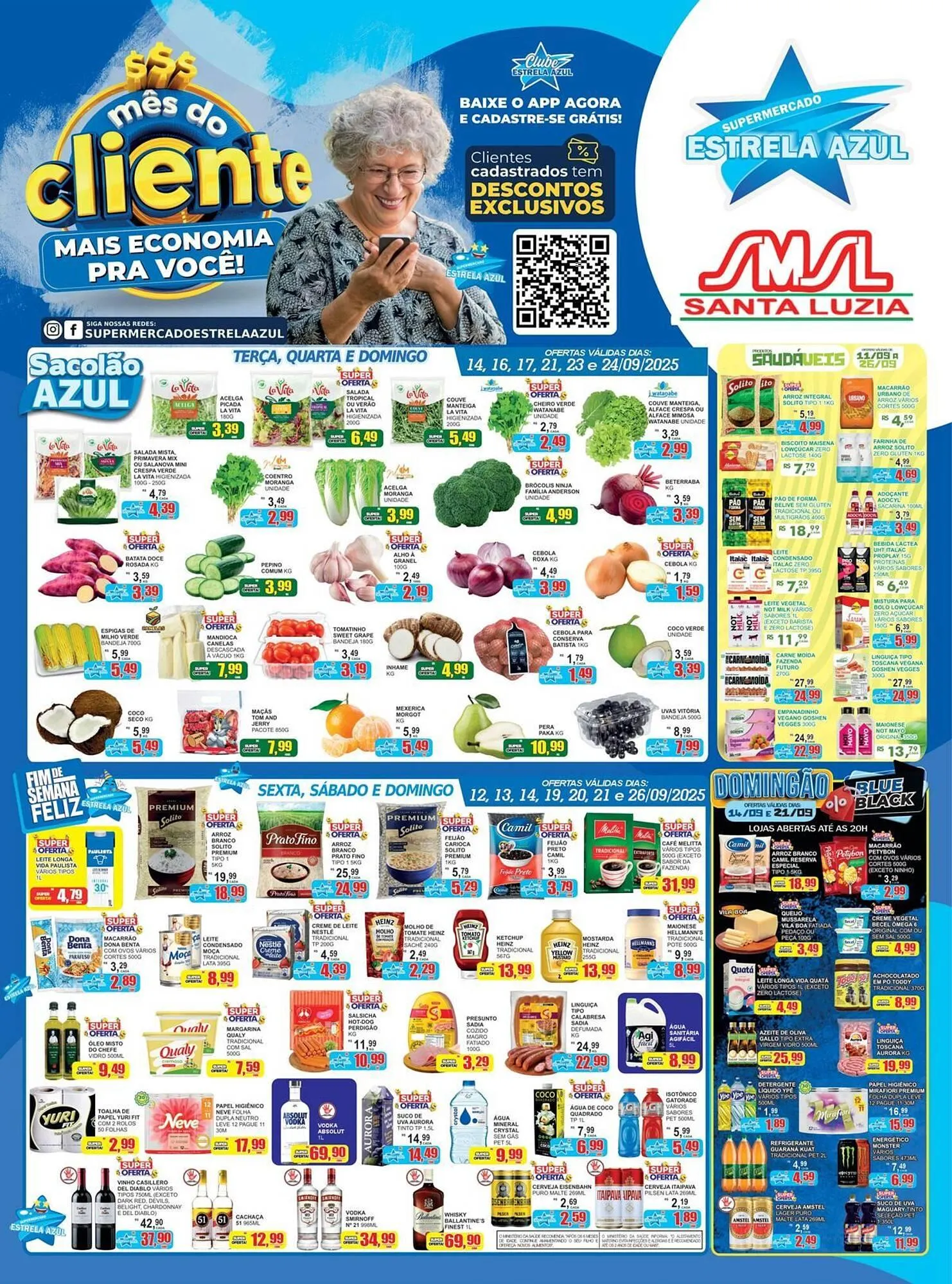 Folheto Supermercado Estrela Azul - 1