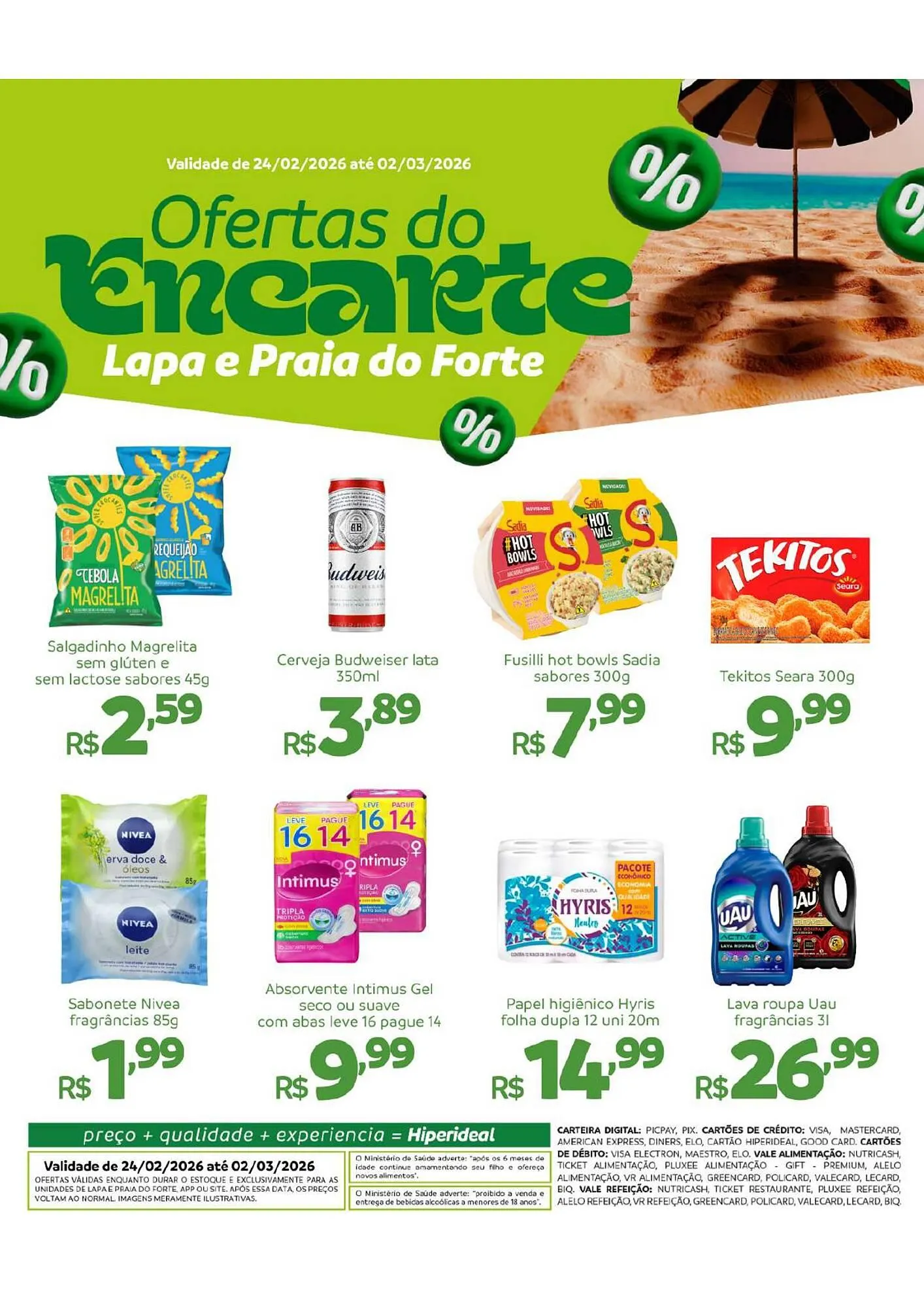Encarte de Catálogo Hiperideal Supermercados 23 de fevereiro até 2 de março 2026 - Pagina 3