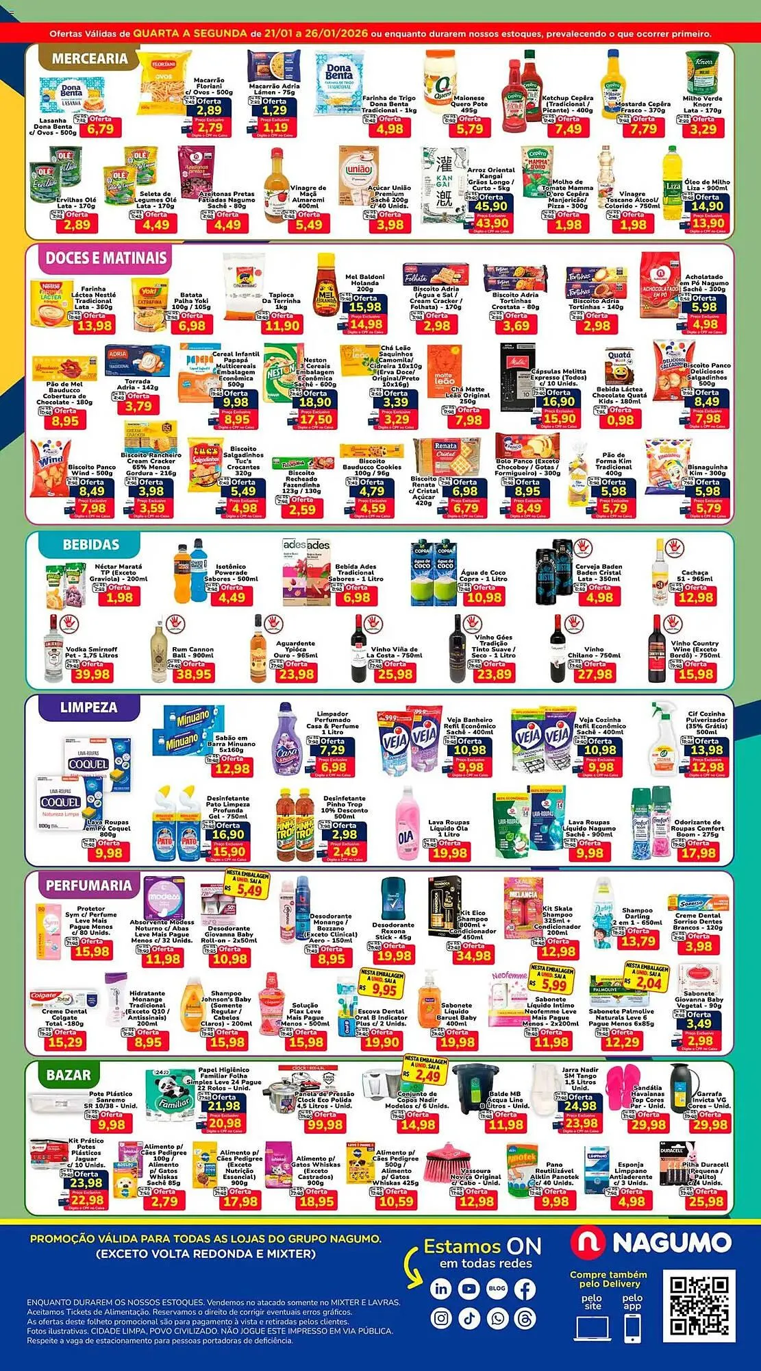 Encarte de Folheto Nagumo 21 de janeiro até 26 de janeiro 2026 - Pagina 2