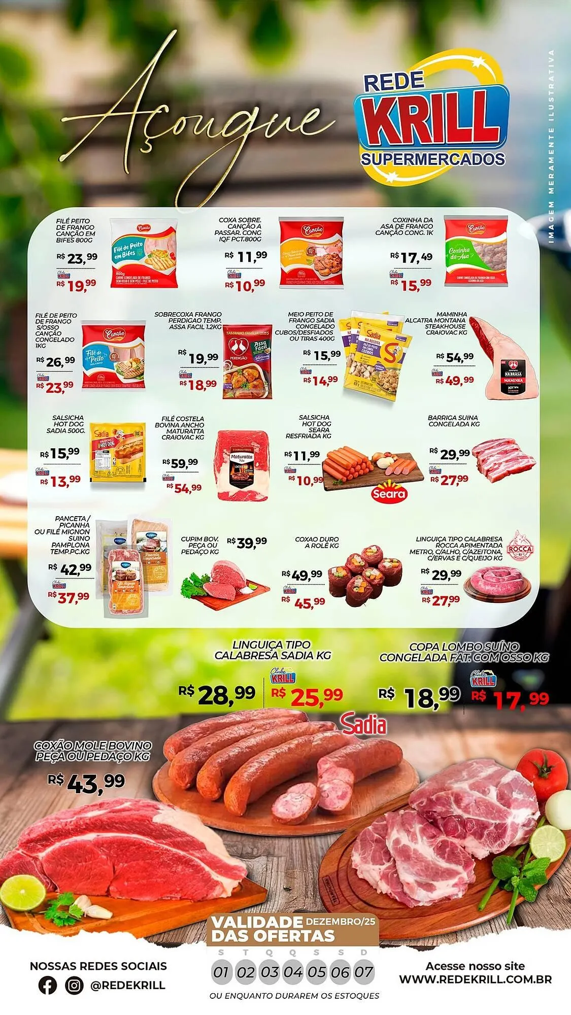 Encarte de Folheto Rede Krill 1 de dezembro até 7 de dezembro 2025 - Pagina 1