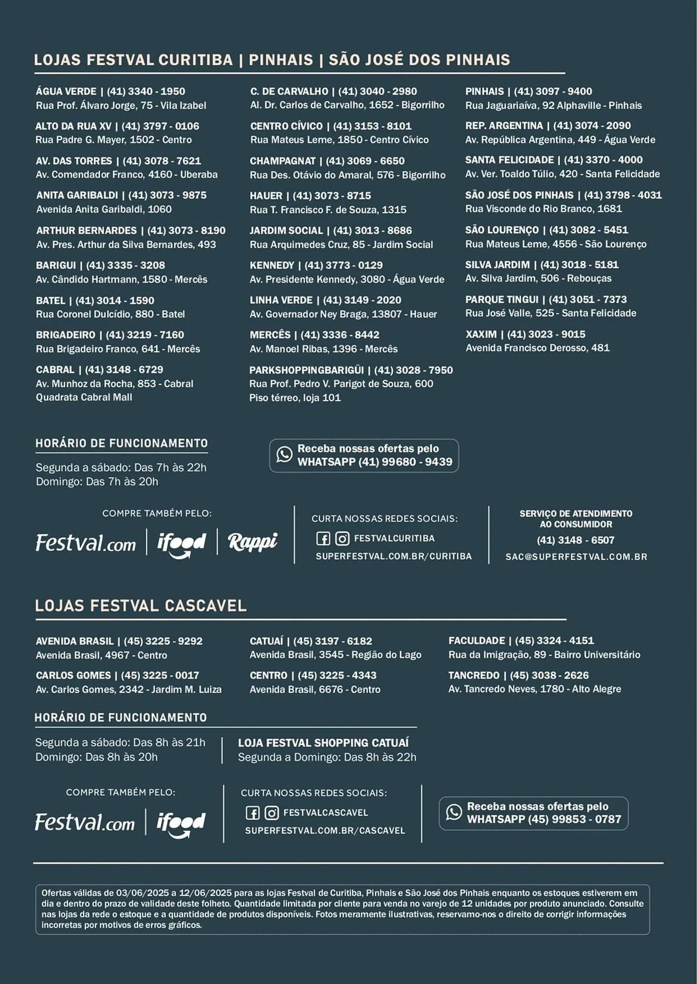 Encarte de Catálogo Festval 3 de junho até 12 de junho 2025 - Pagina 8